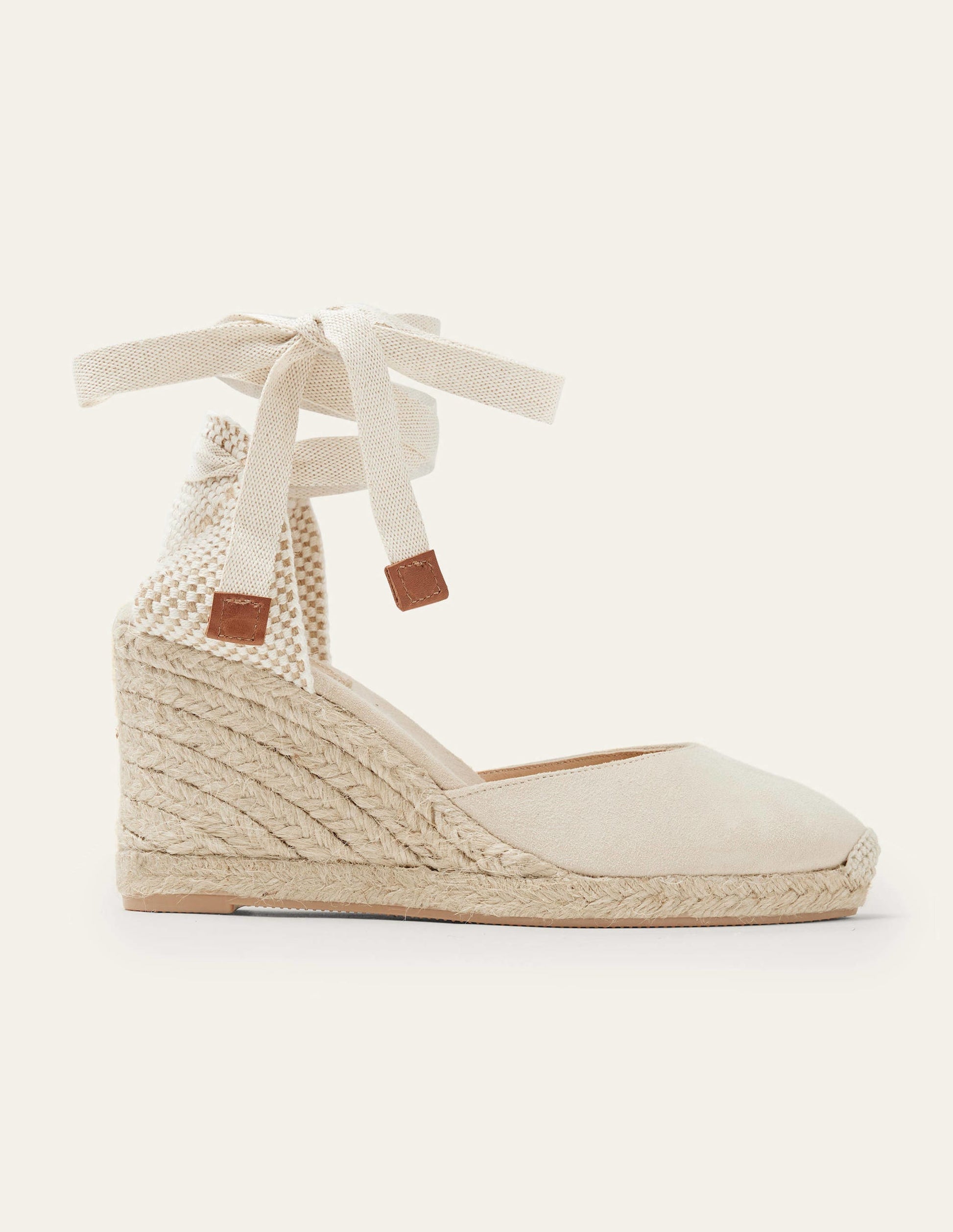 Cassie Espadrilles mit hohem Keilabsatz-Hellbeige-2