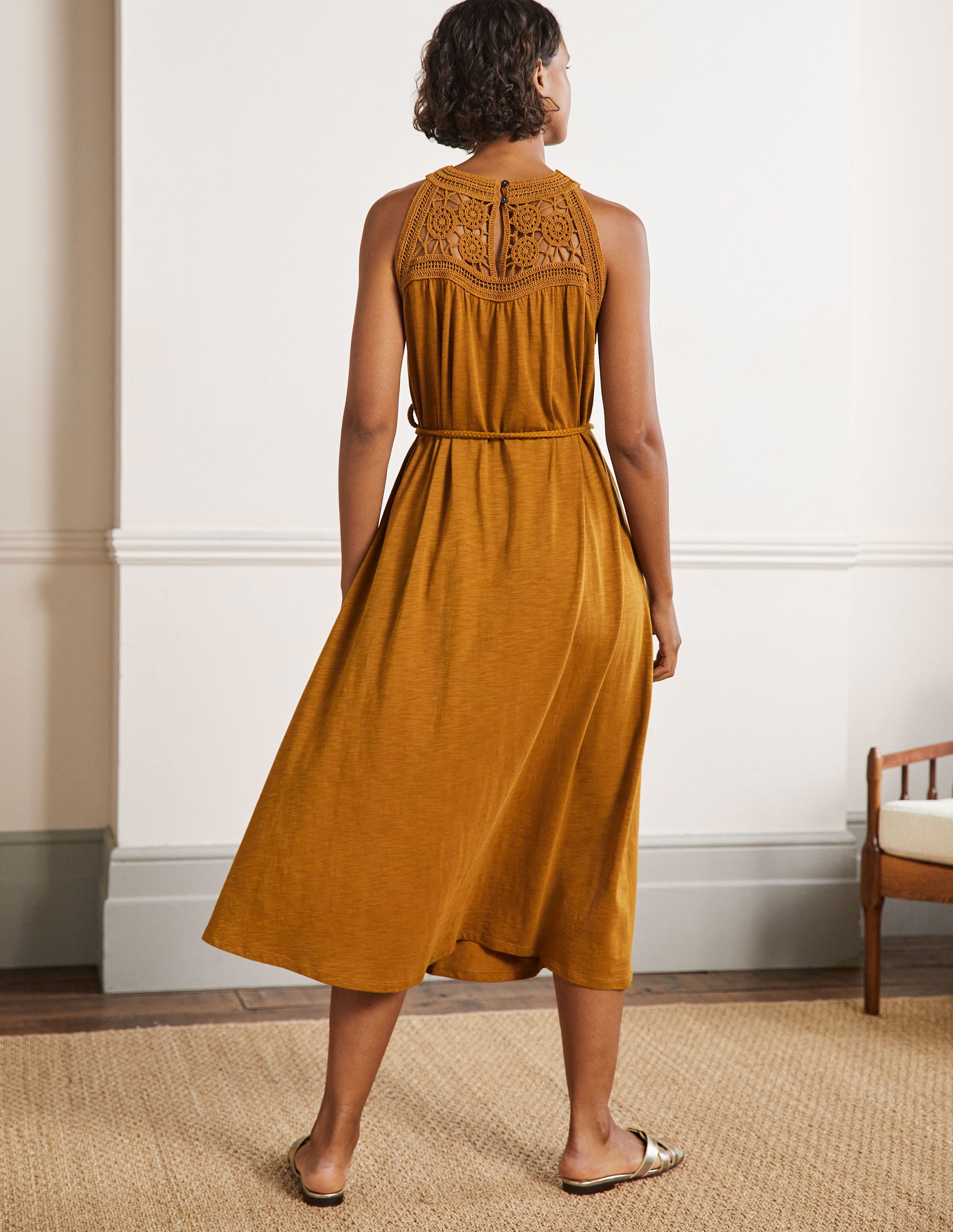 Anais Jersey-Midikleid-Weihrauch - Image 3