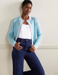 Gilet Dalton en lin-Fleur des bois