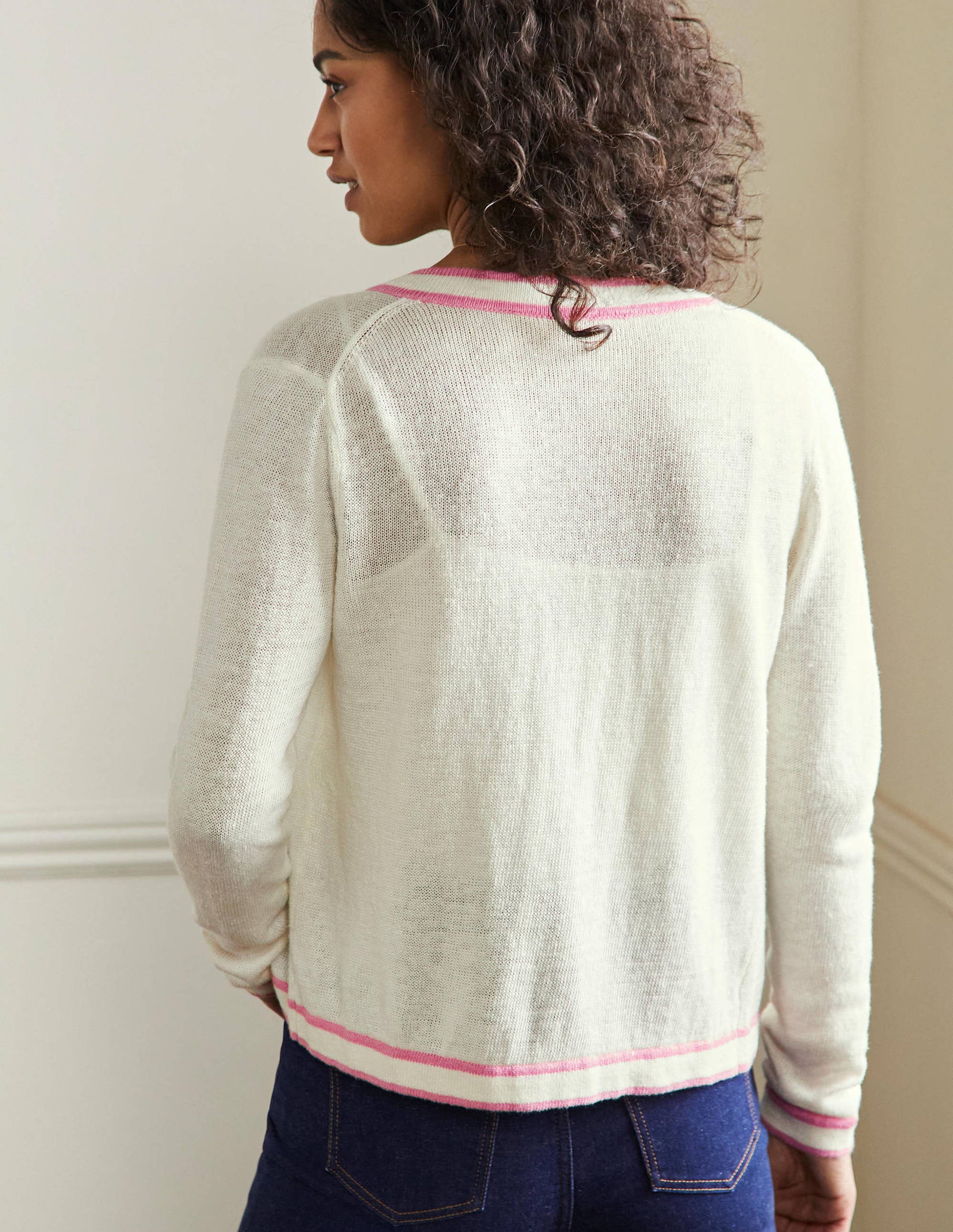 Gilet Dalton en lin-Ivoire-3