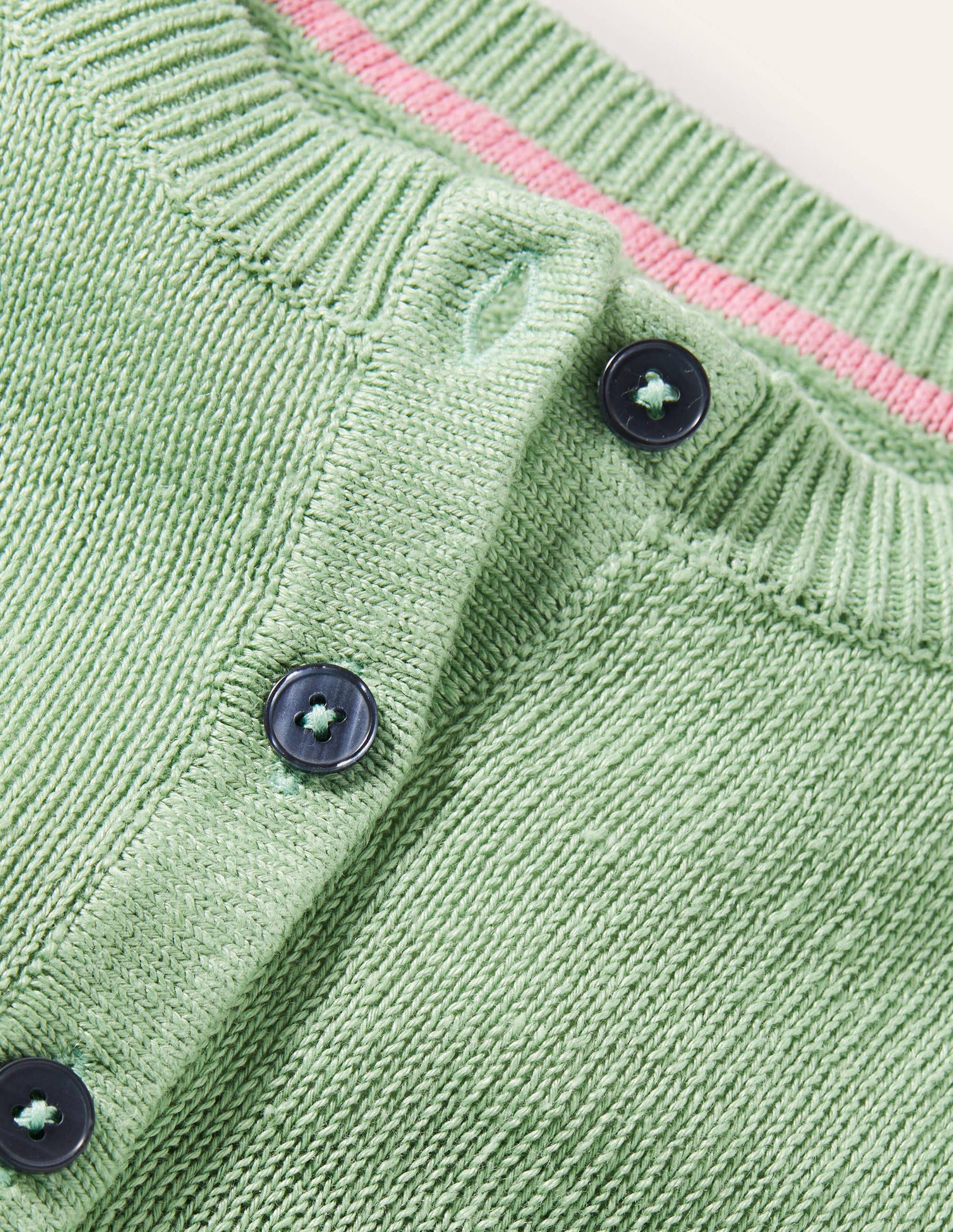 Pull à col tunisien Leandra en lin-Basilic-6