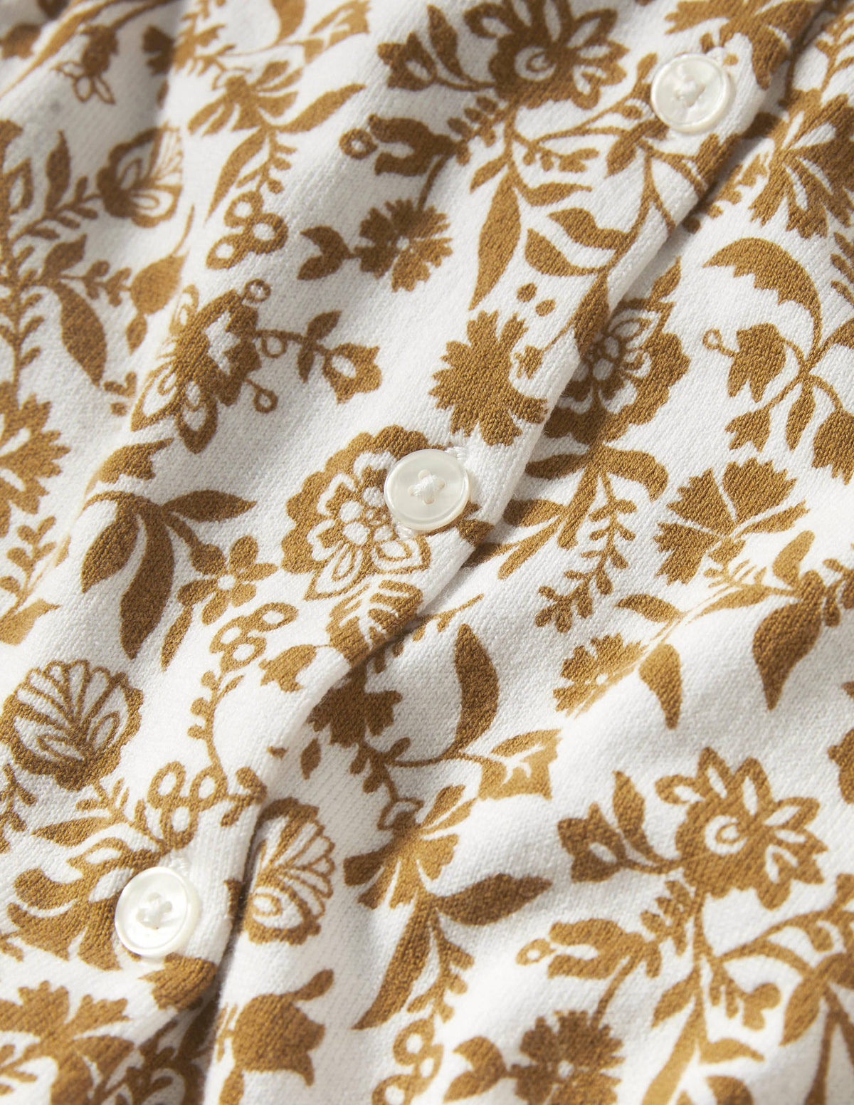 Gemusterter Strick-Cardigan-Weihrauch, Hübsches Blumenmuster-6