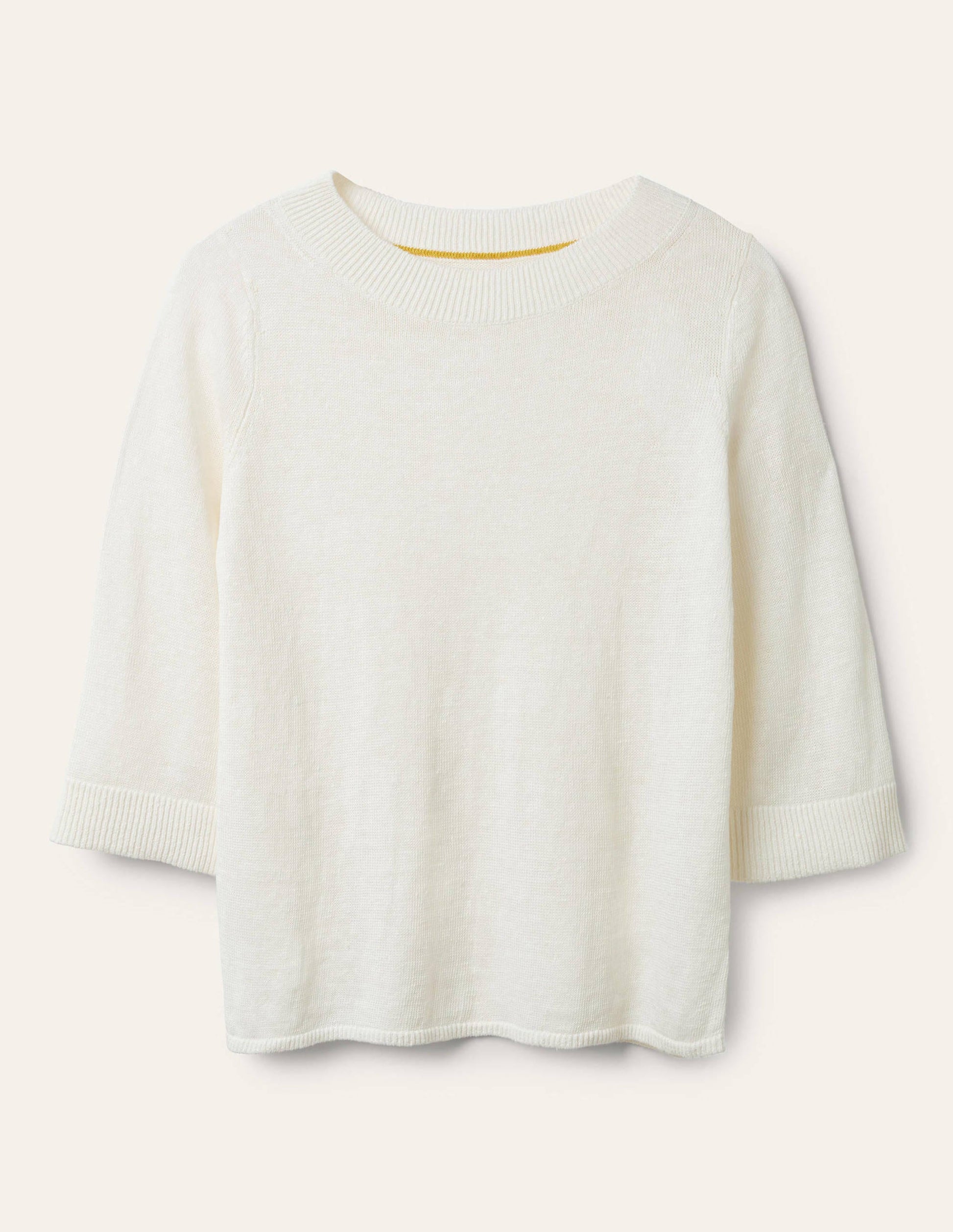Pull oversize en lin-Ivoire-5