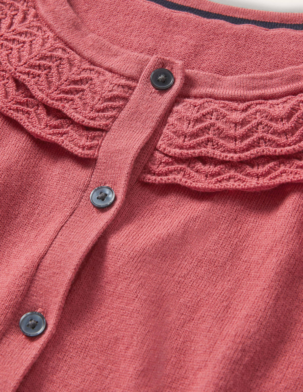 Cardigan mit Kragendetail-Staubrot - Image 7