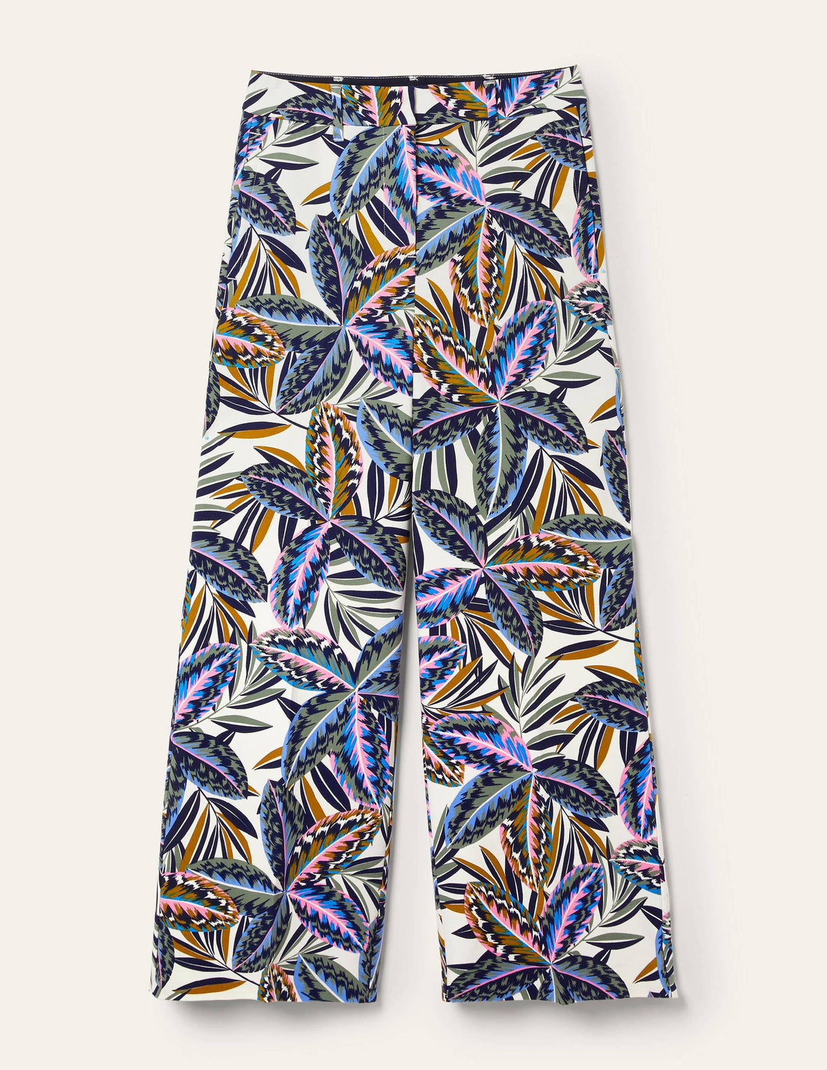 Richmond Hose mit hoher Taille-Bunt, Exotische Blätter - Image 5