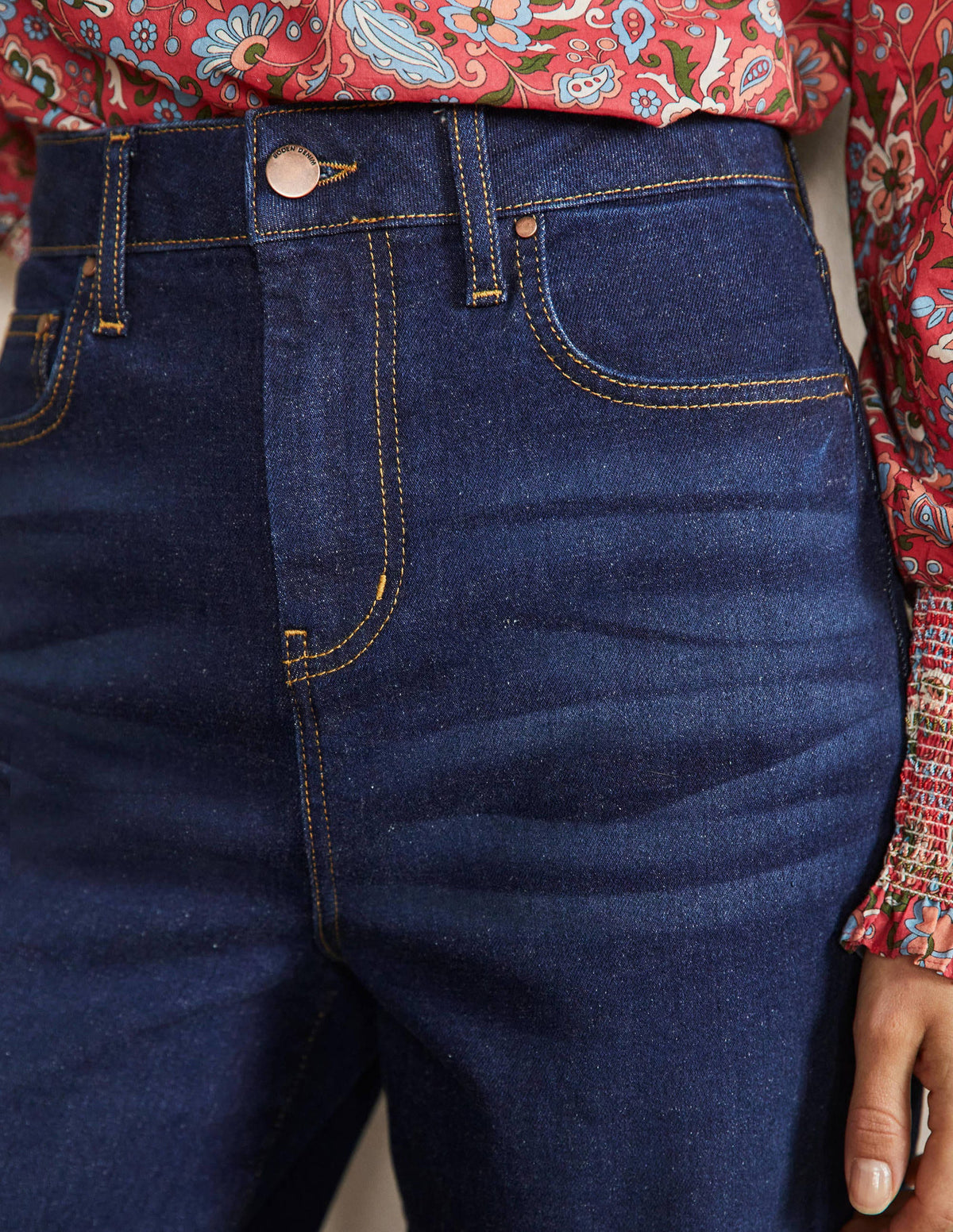 7/8-Jeans mit weitem Bein-Indigoblau - Image 2