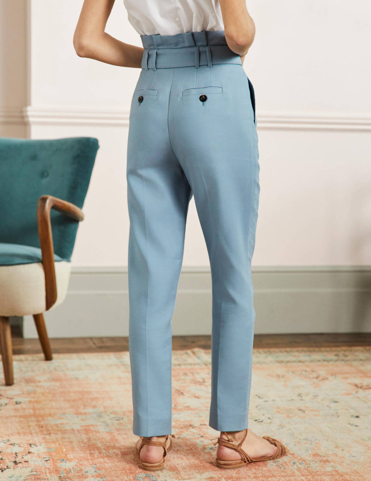 Carrie Paperbag-Hose-Bergquellenblau-3