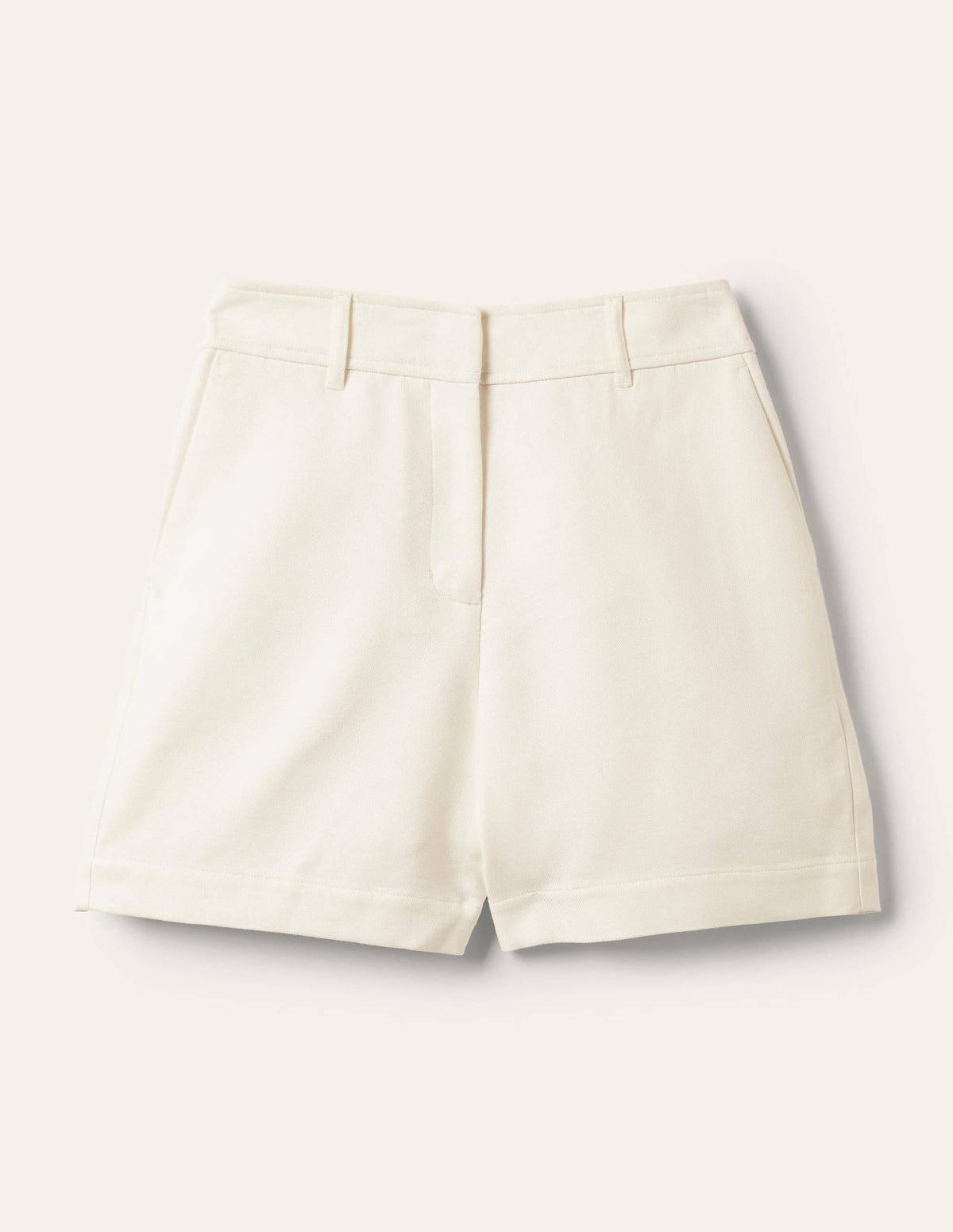 Carrie Hoch geschnittene Shorts-Naturweiß - Image 6
