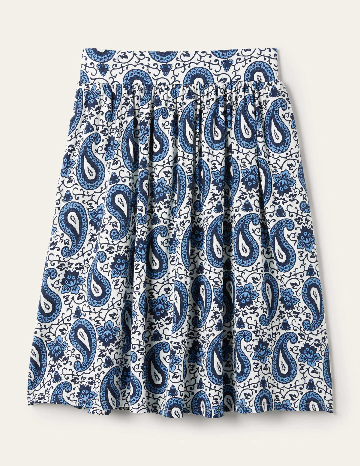 Mini-jupe à enfiler en jersey-Jacinthe, motif Enchanting Paisley - Image 5