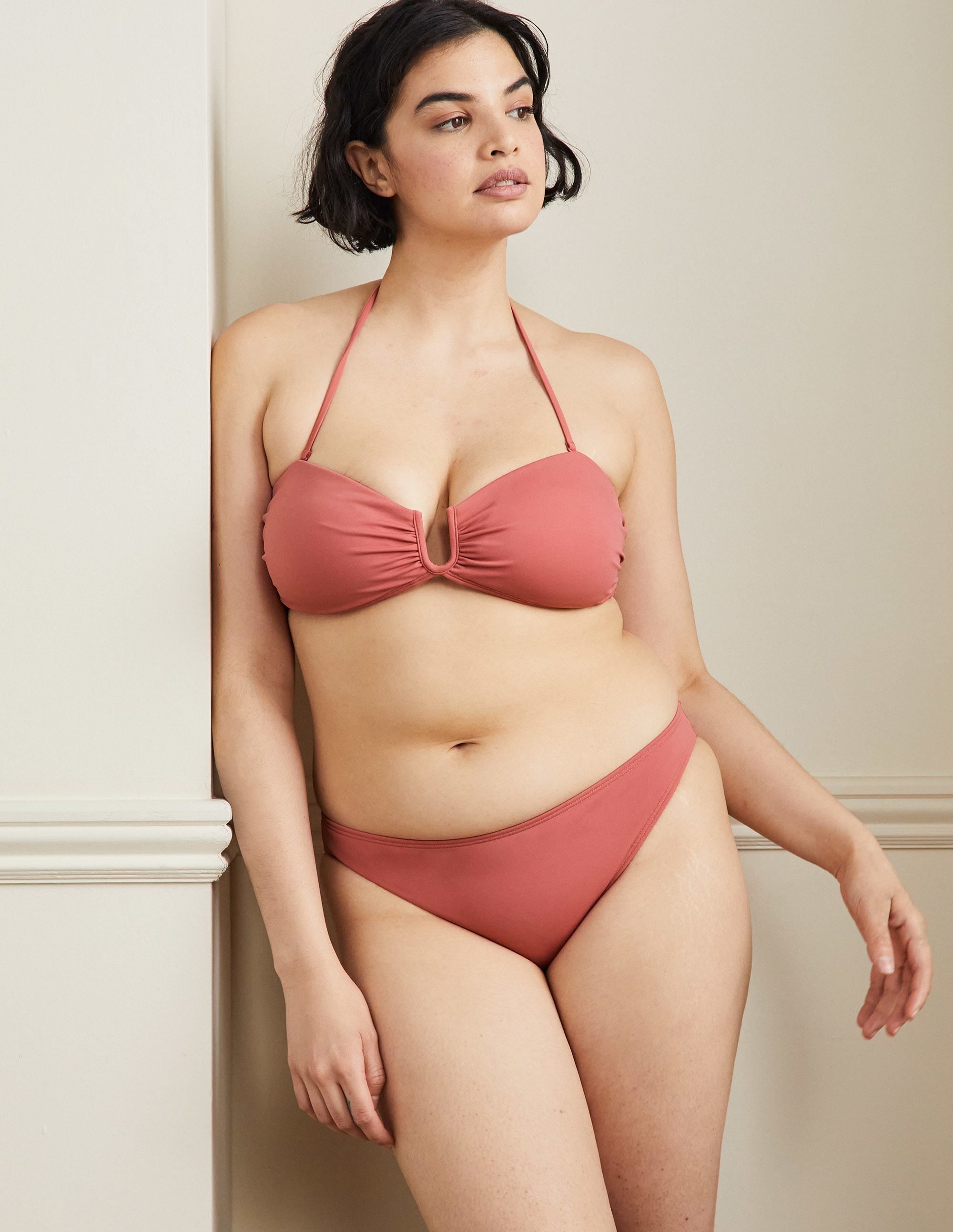 Bikinioberteil mit U-Steg-Blassrosa - Image 6
