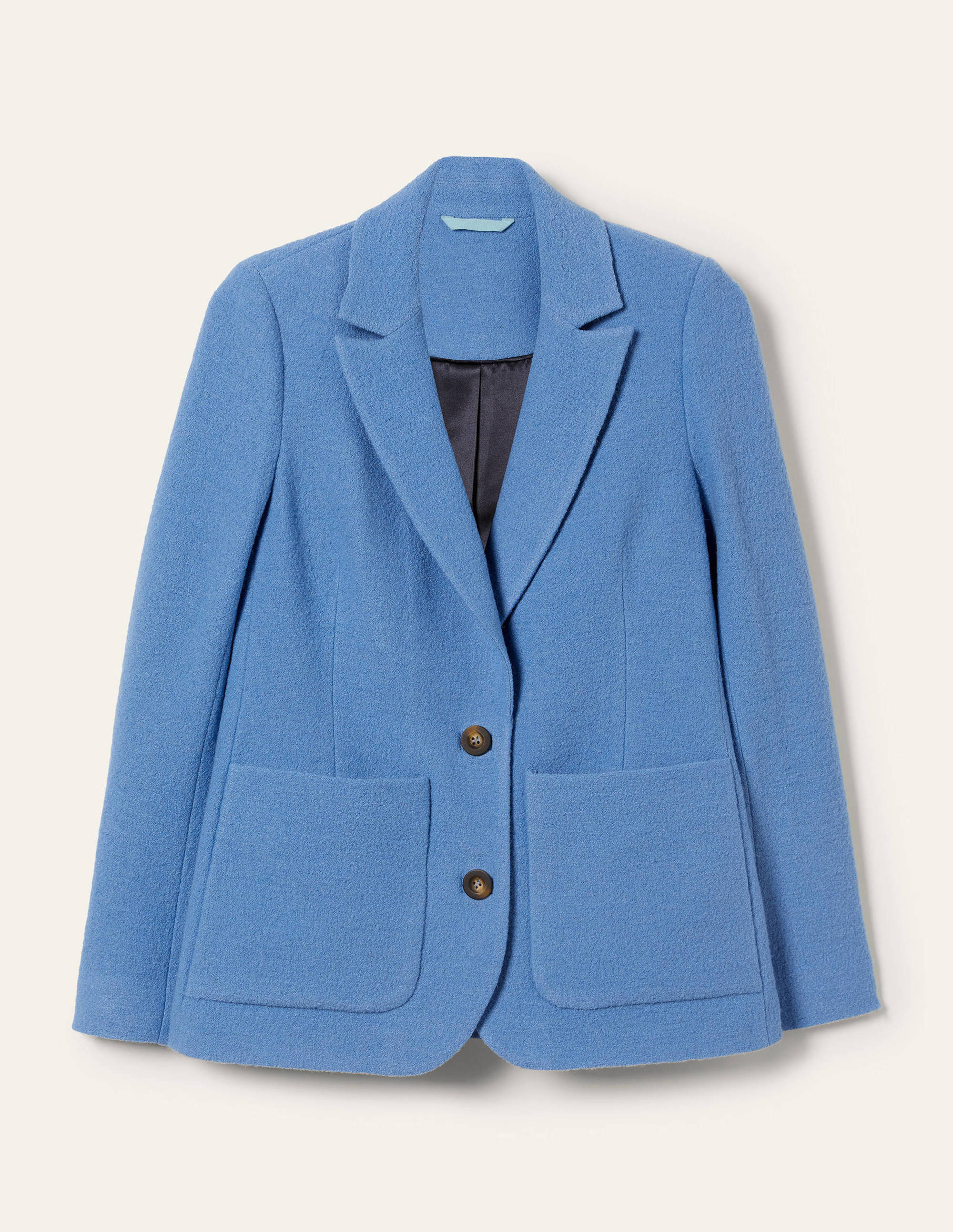 Bella Strukturierter Blazer aus Wolle-Traube/Hyazinthe - Image 6