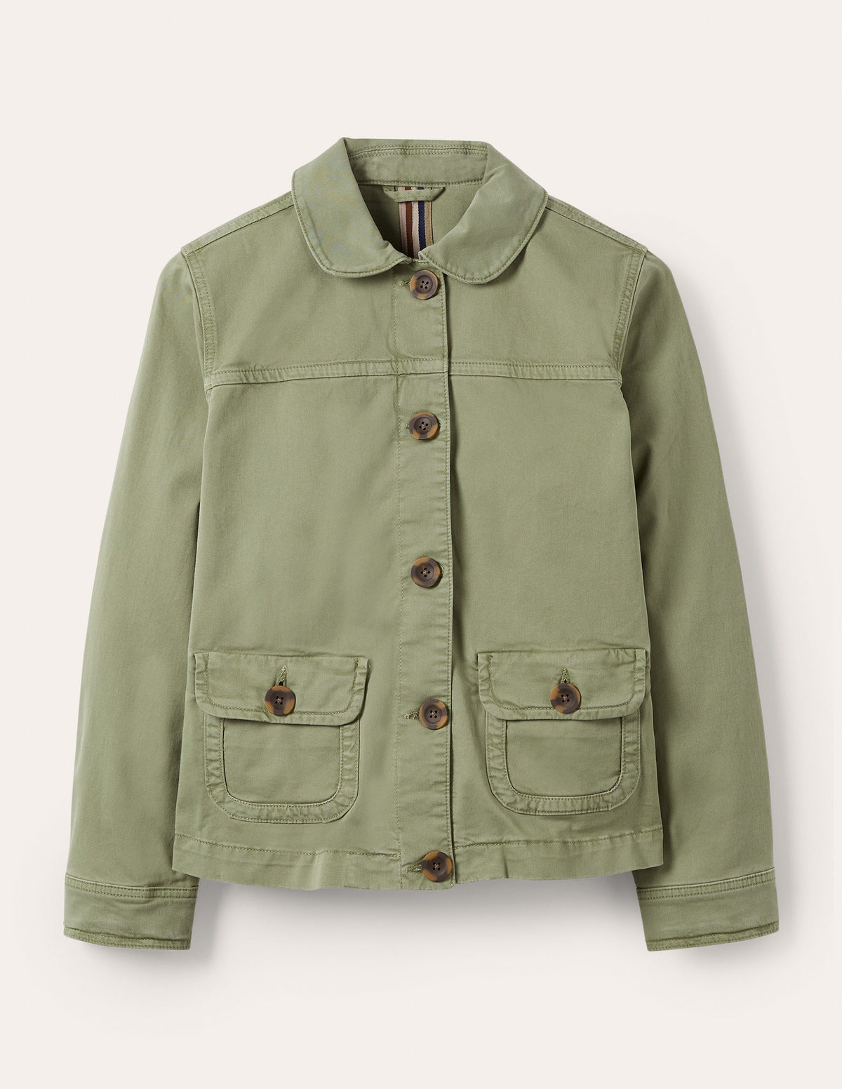 Veste utilitaire avec poches plaquées-Vert forêt vierge-5