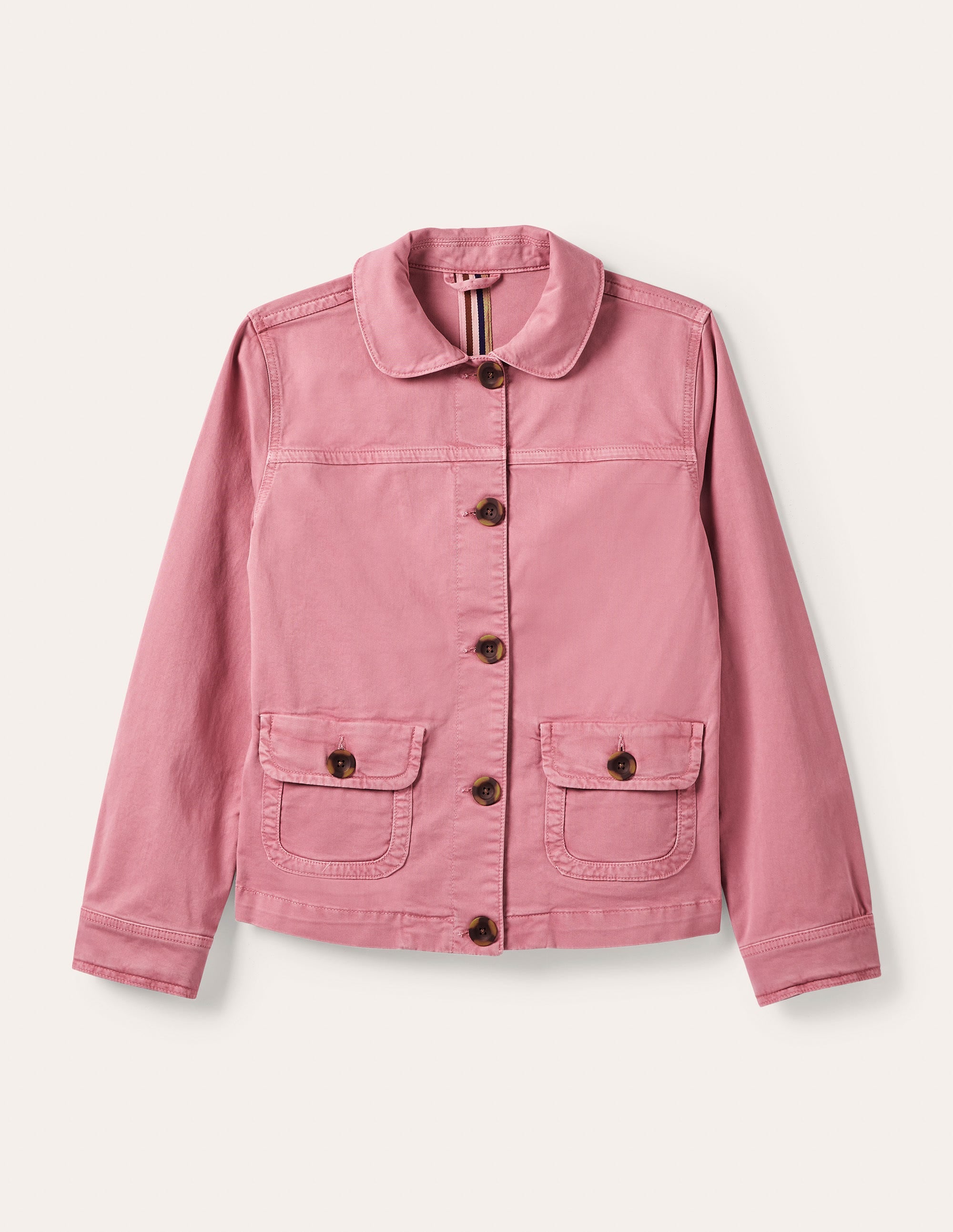 Robuste Jacke mit aufgesetzten Taschen-Kirsch-Smoothie - Image 5