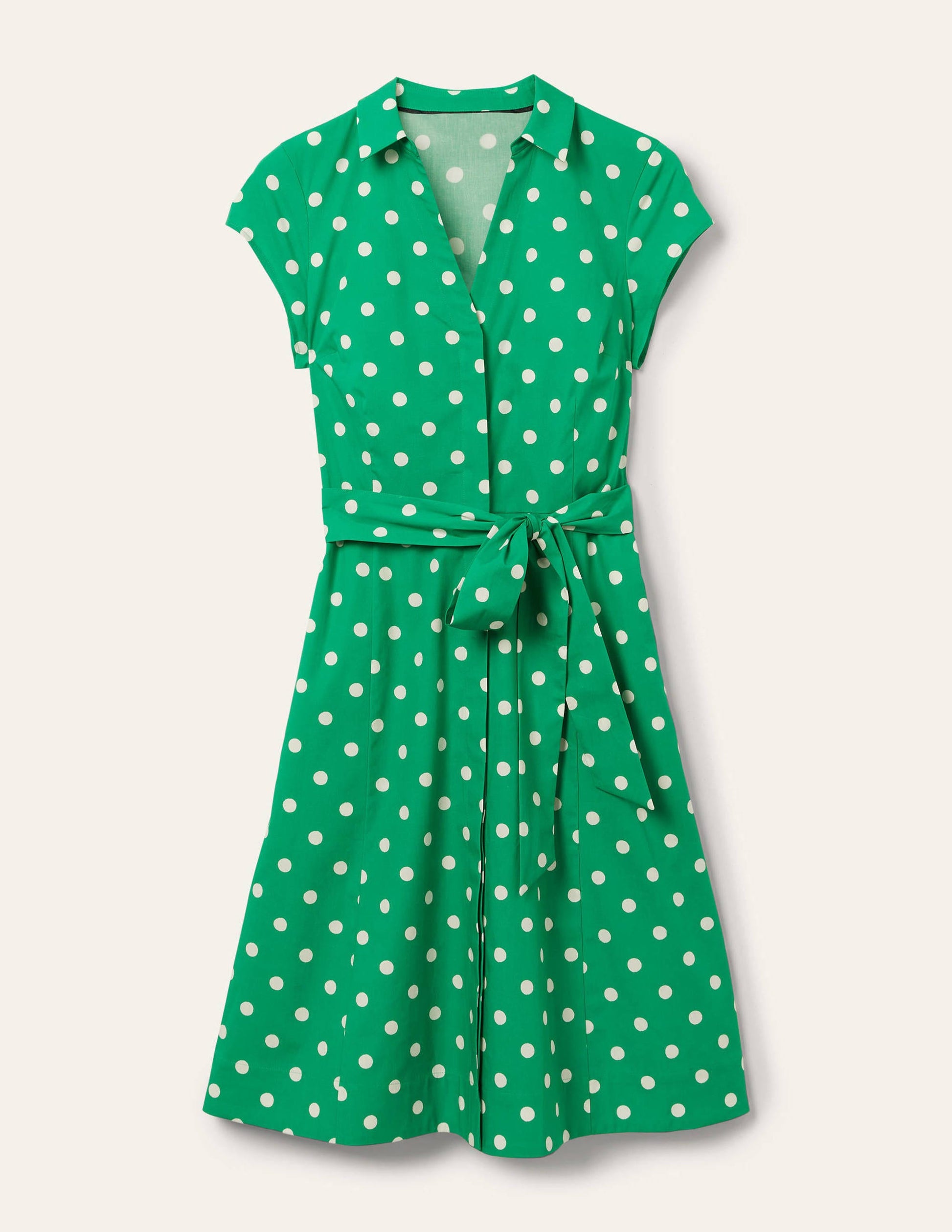 Rowena Hemdblusenkleid-Grün, Regelmäßige Tupfen-6