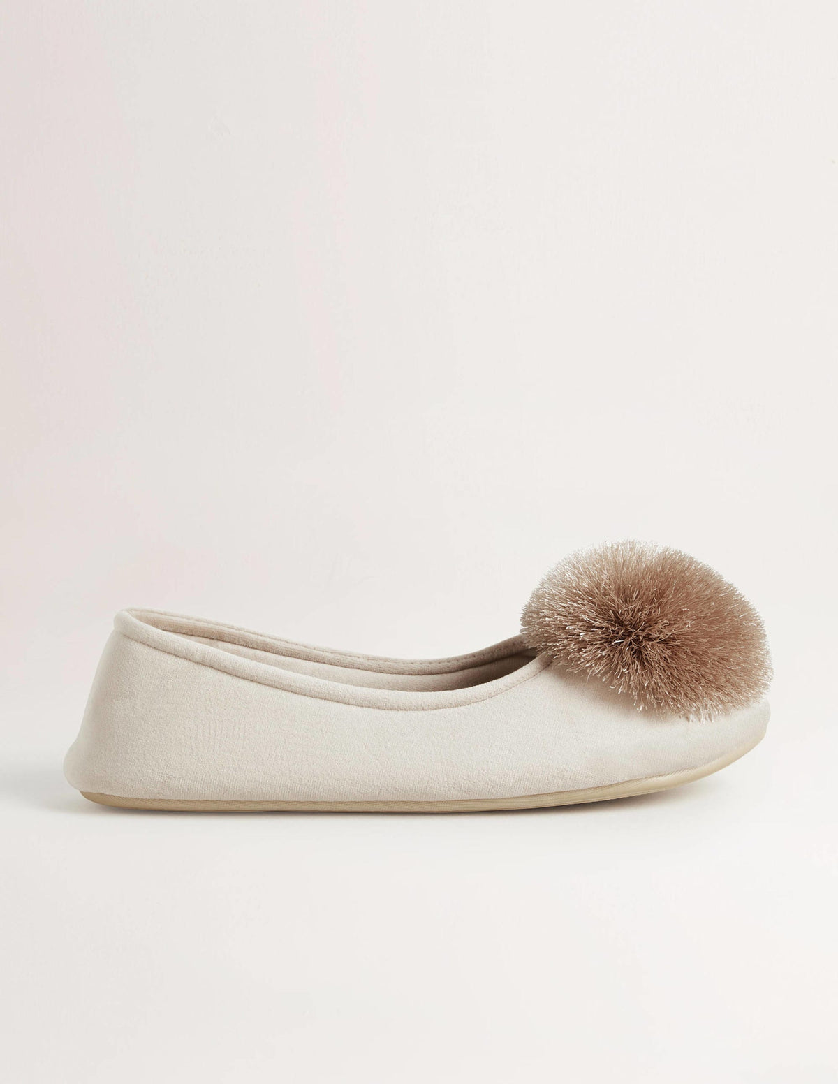 Pompom Slipper-Simply Taupe-1