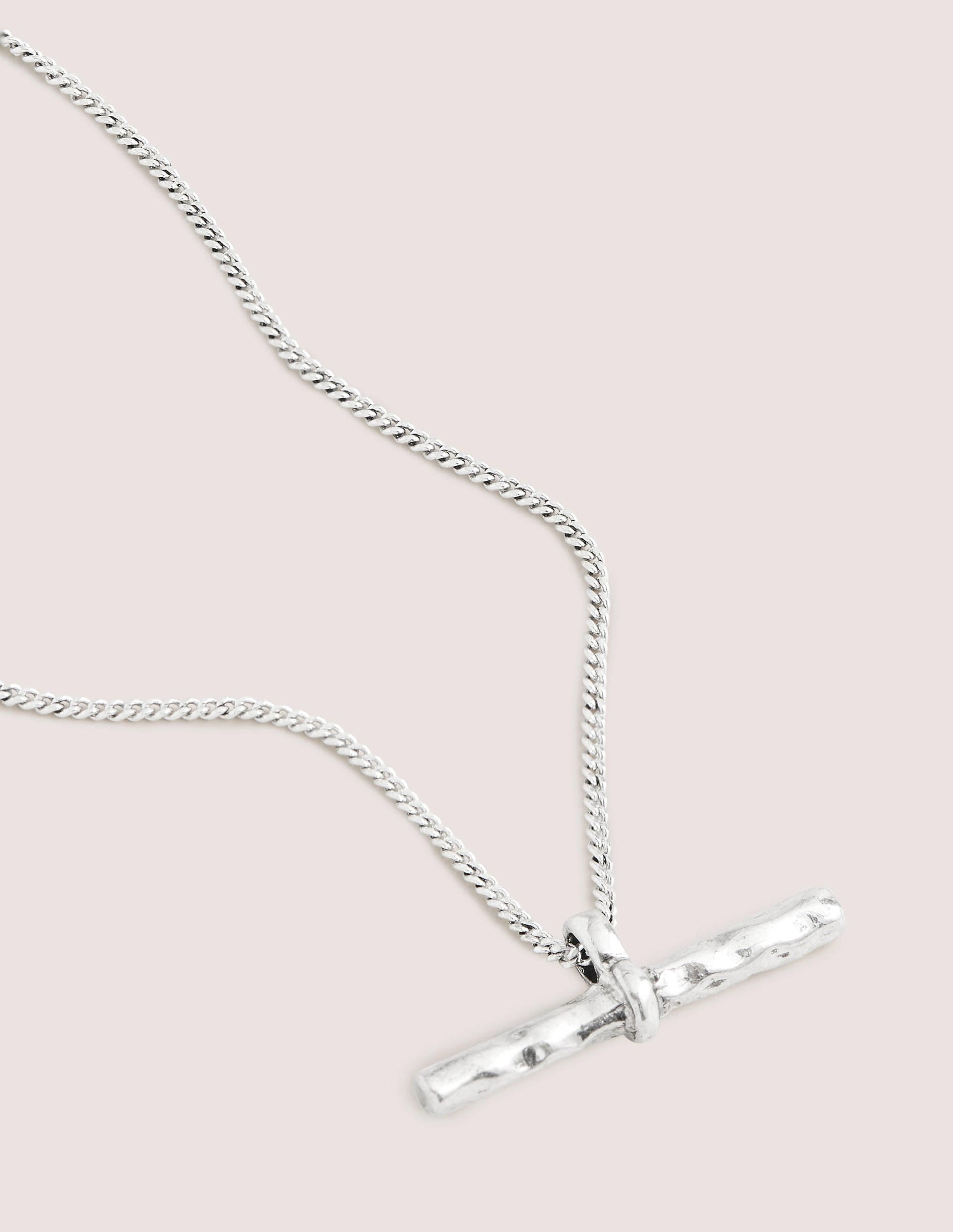 Collier à barre en T-Argenté - Image 2