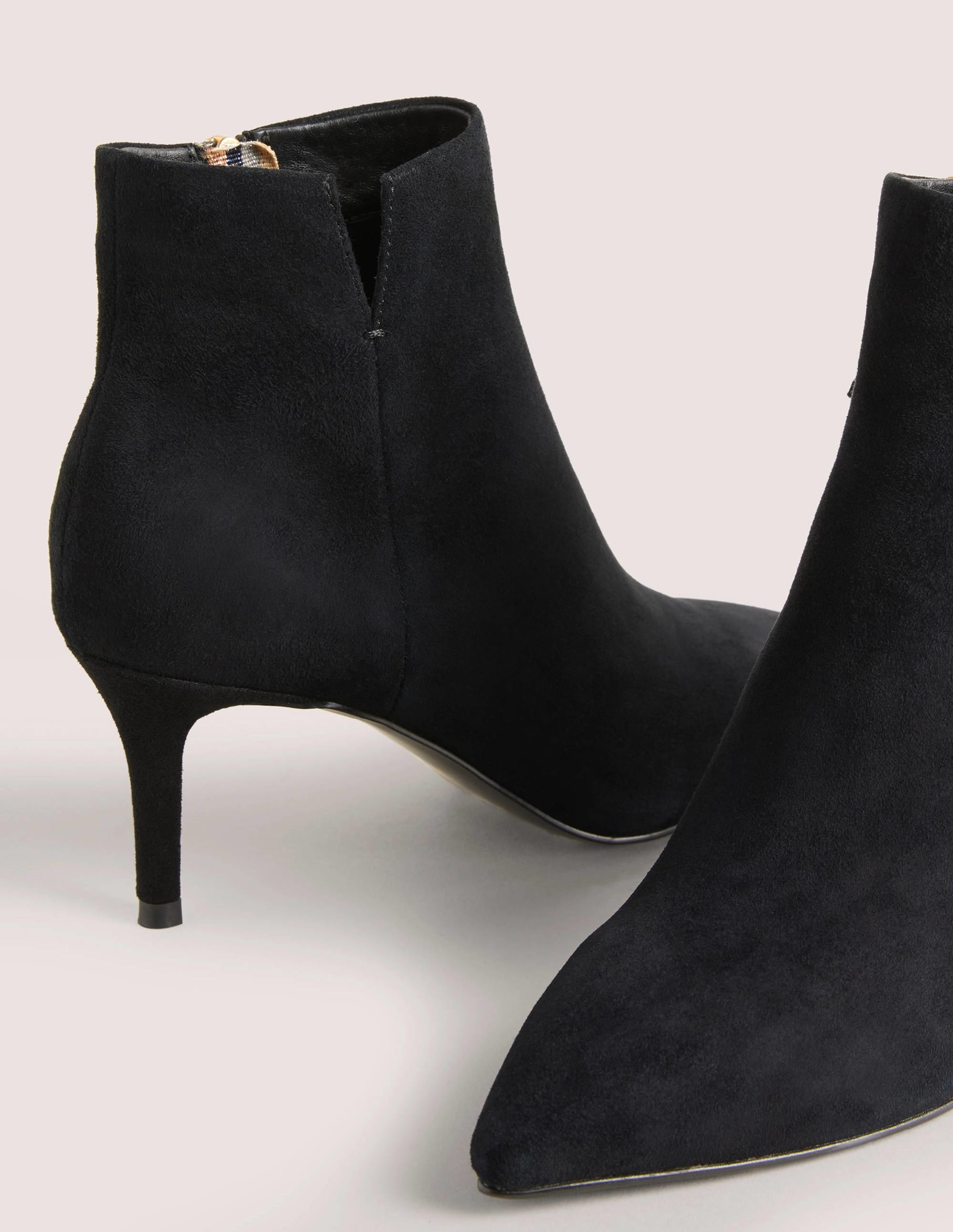 Bottines en daim-Noir - Image 3