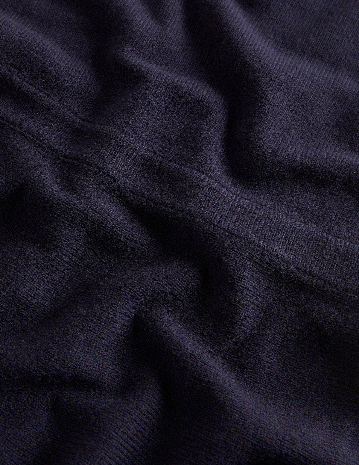 Square Neck Knitted Dress-Navy - Image 7