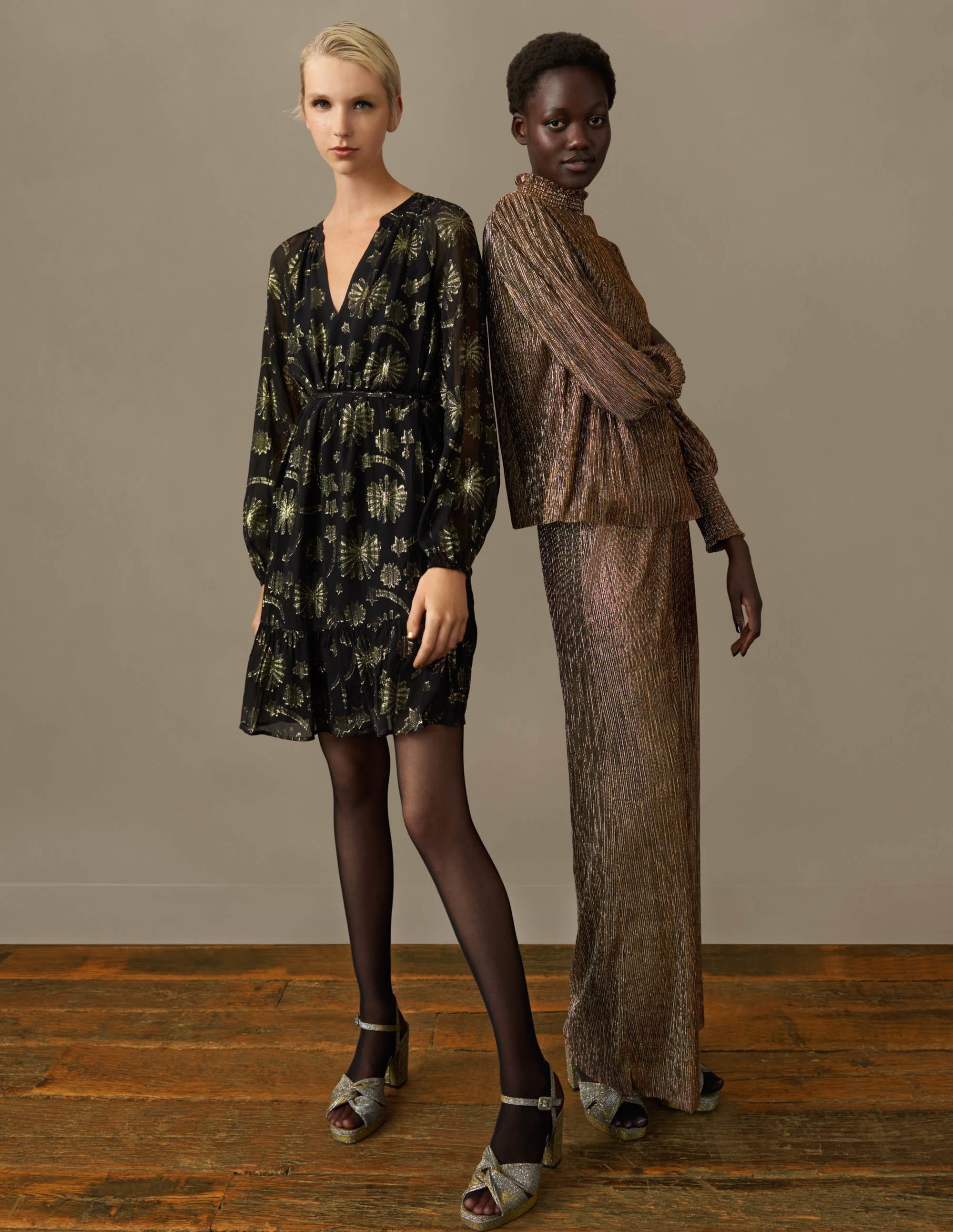 Mini-robe virevoltante-Jacquard feu d'artifice - Image 6