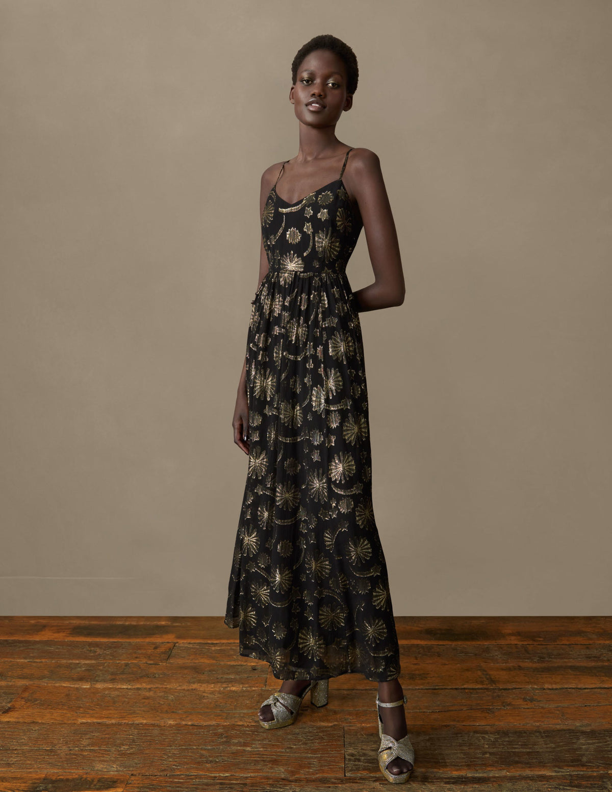 Träger-Partykleid-Feuerwerksrot, Jacquard-5