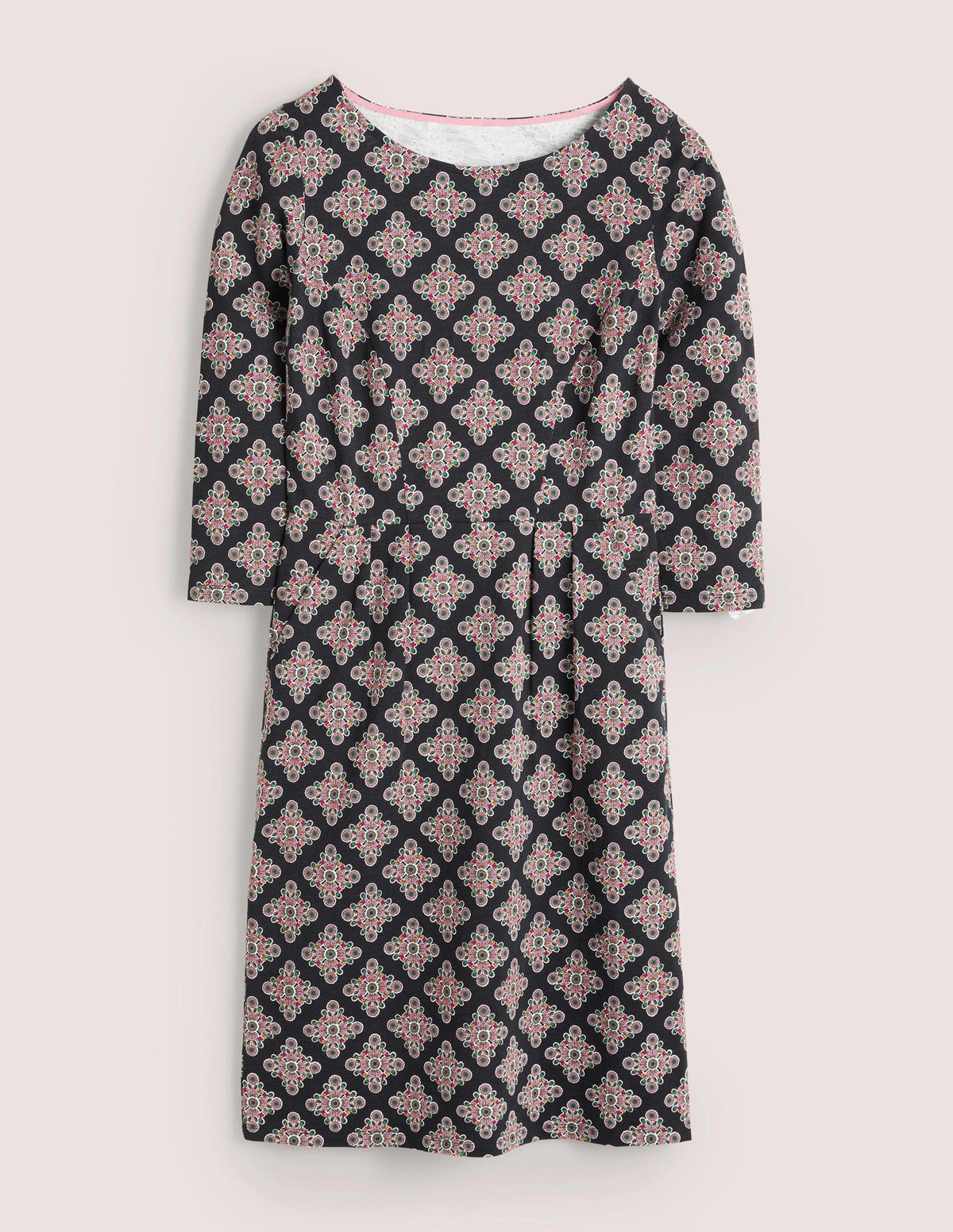 Penny Jerseykleid-Bunt, Gänseblümchen-Kachelmuster - Image 6
