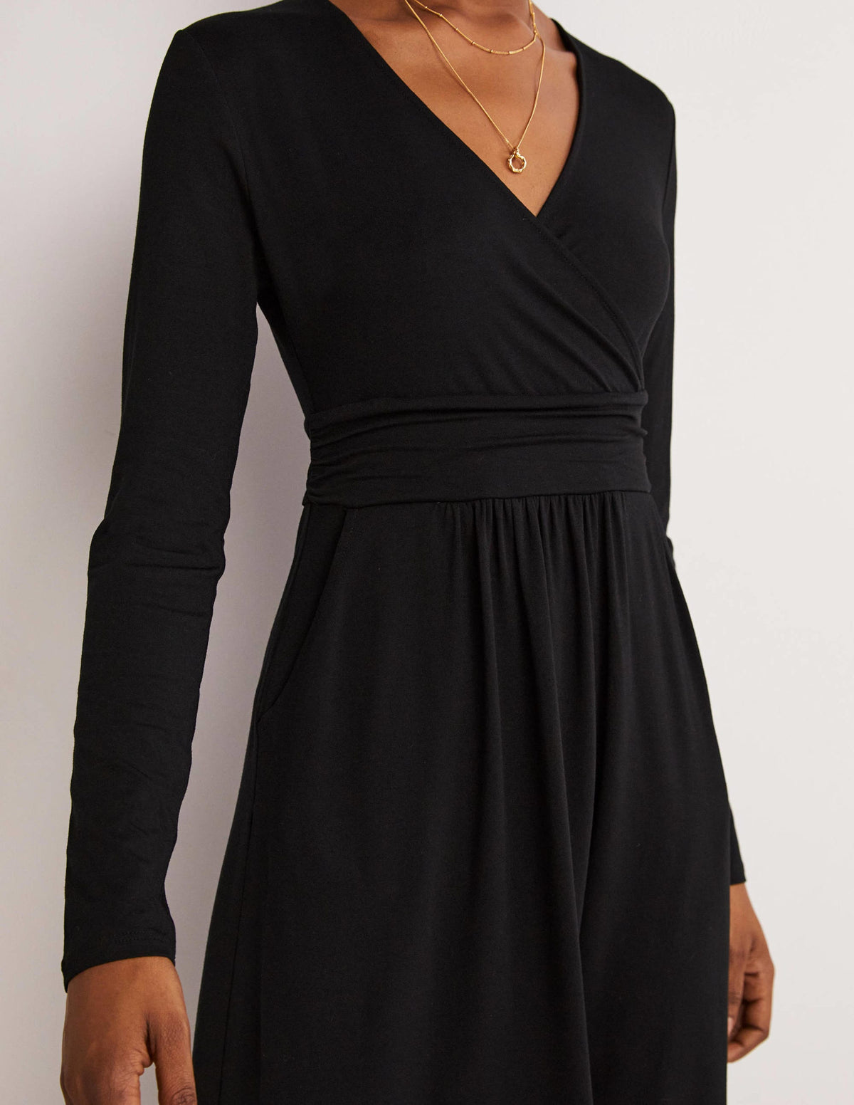 Layla Jerseykleid-Schwarz-2