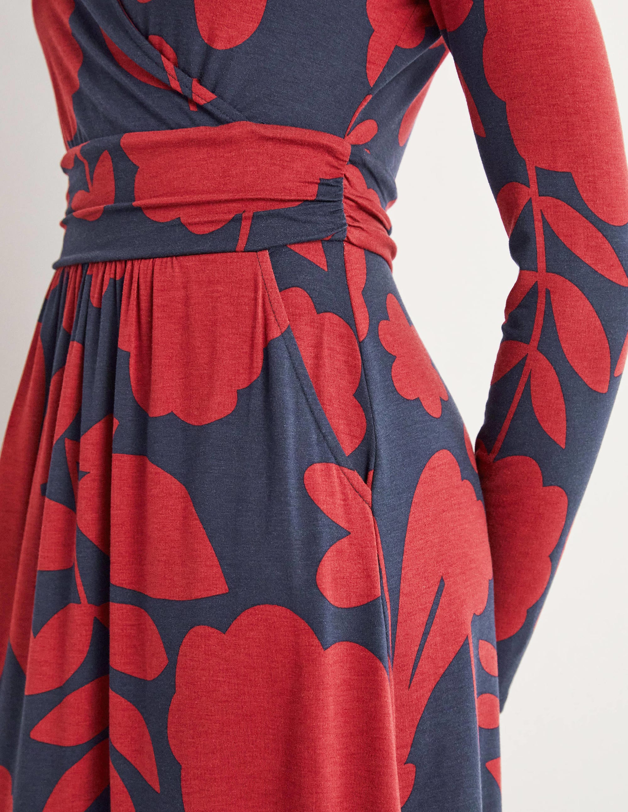 Layla Jerseykleid-Winterbeere, Blüten - Image 4