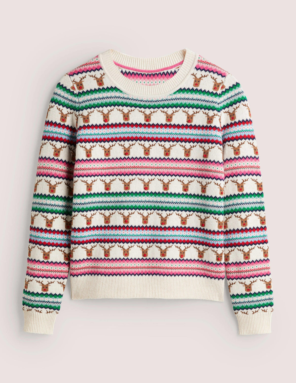 Reindeer Fair Isle Christmas Jumper-Reindeer Fair Isle-5