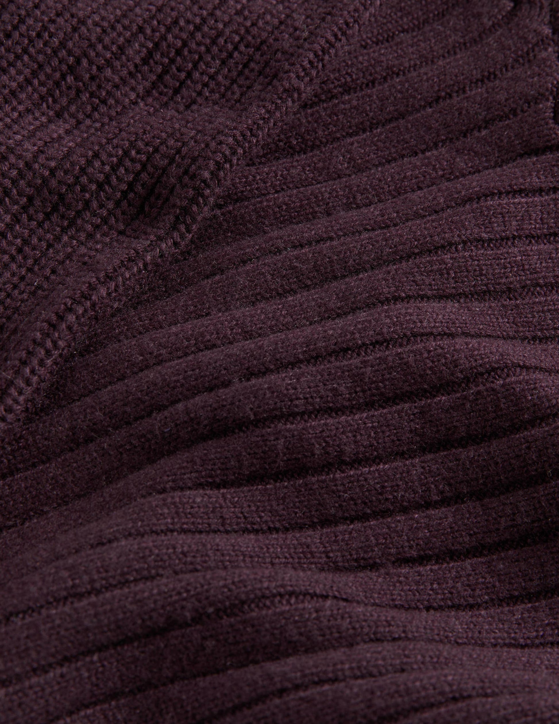Pullover mit Herzausschnitt und Blousonärmeln-Feigen-Violett-7