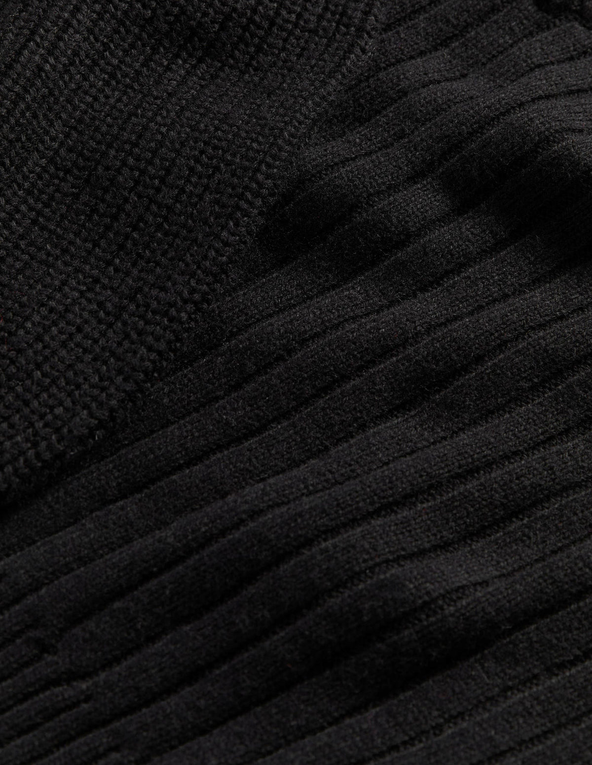 Pullover mit Herzausschnitt und Blousonärmeln-Schwarz-6