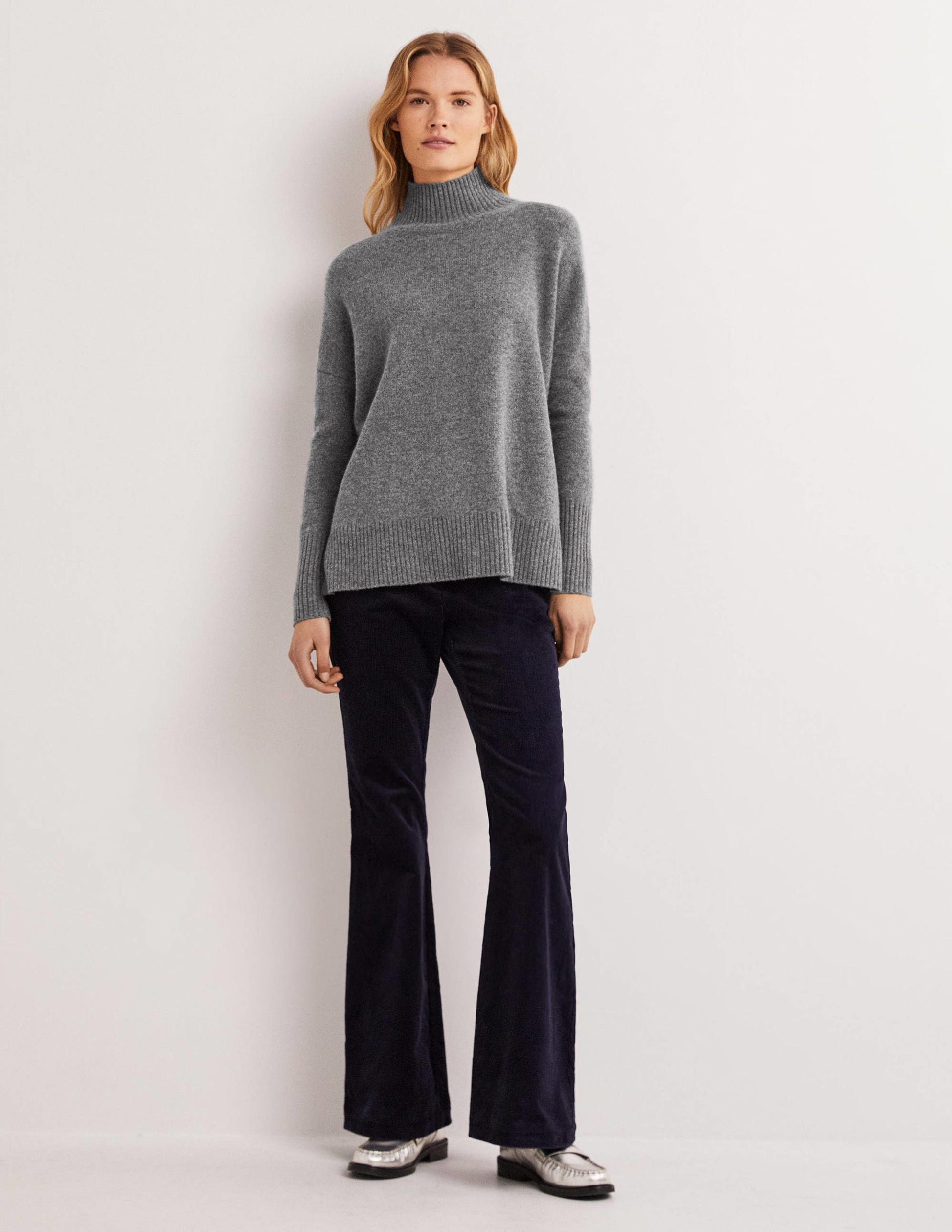 Jessica Oversize-Pullover-Helles Anthrazit Melange-3
