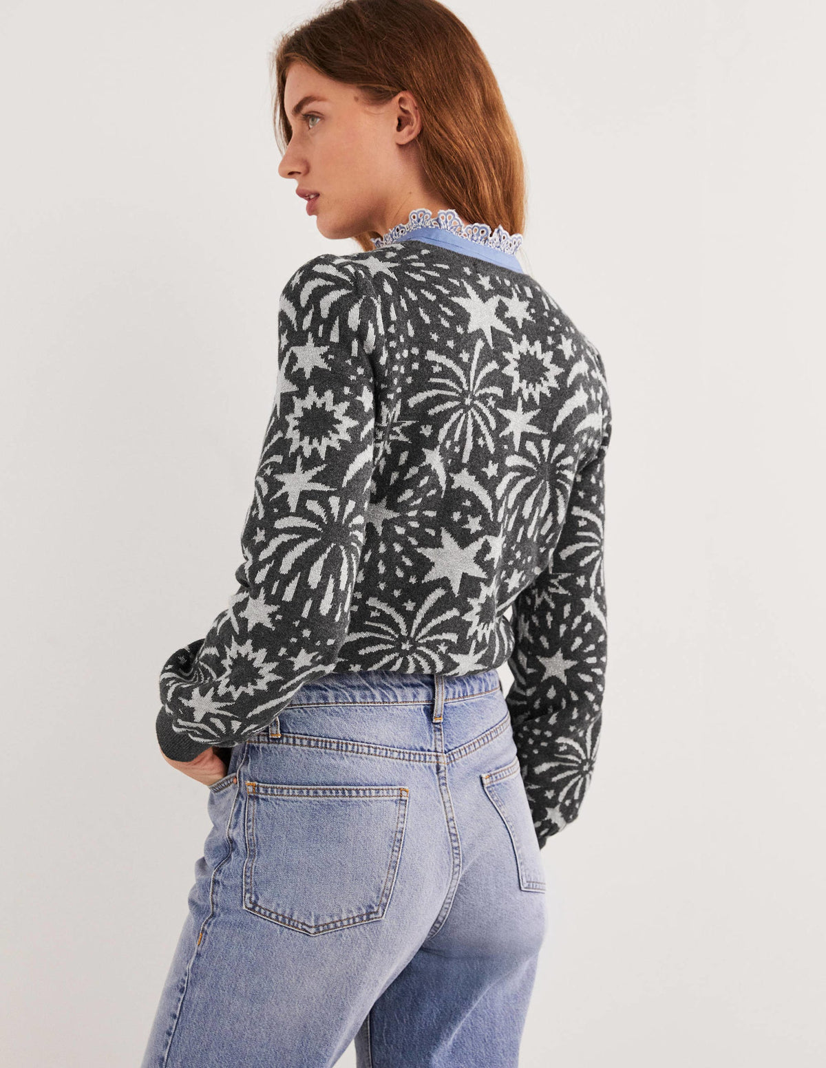 Jacquard-Pullover mit Feuerwerkmuster-Anthrazit, Blumenfeuerwerk-3