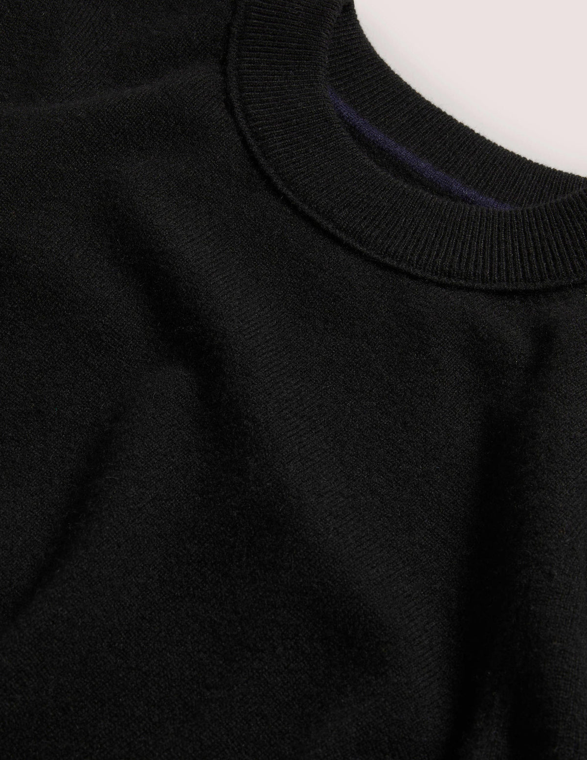 Kaschmirpullover mit Puffärmeln-Schwarz - Image 7