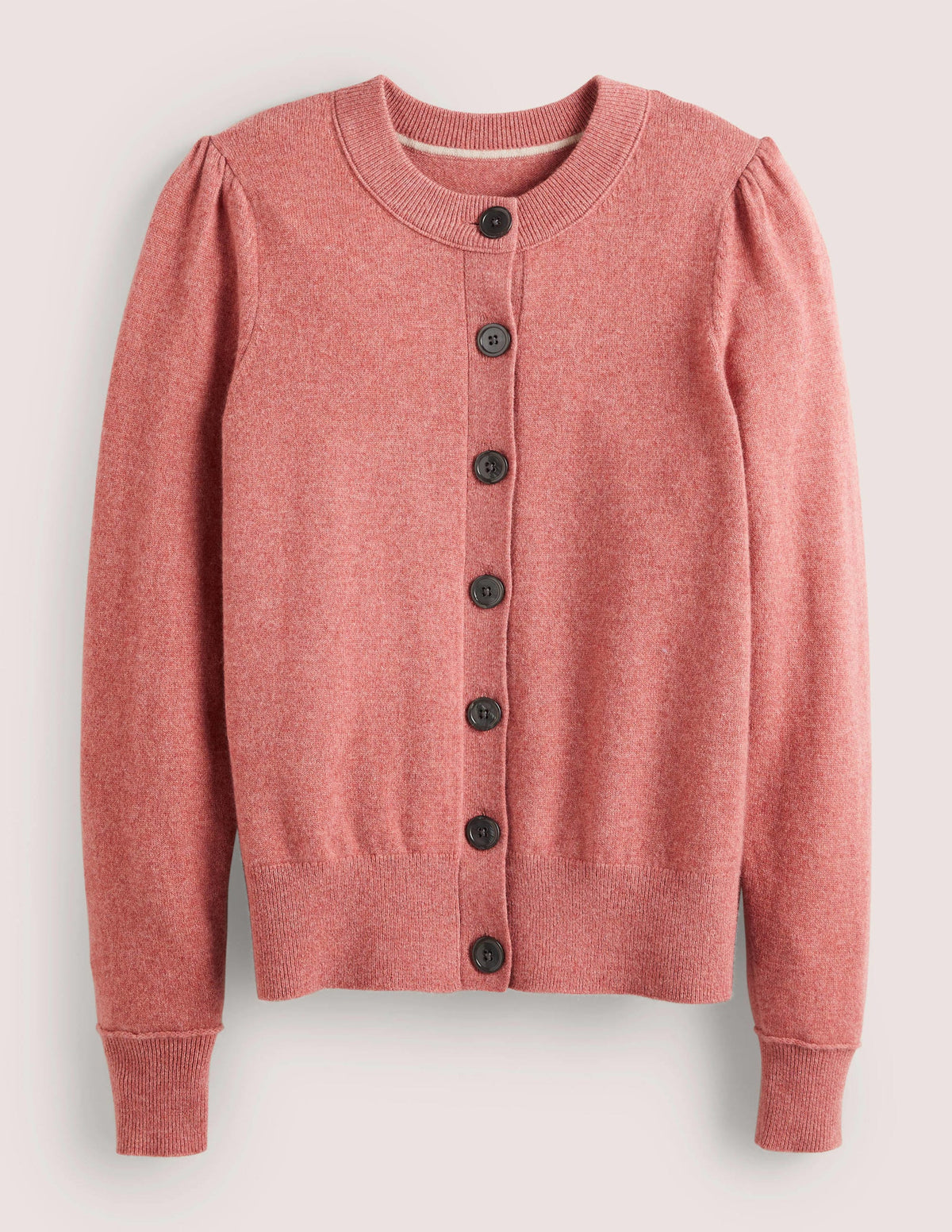 Cardigan en cachemire-Rouge ancien chiné - Image 5