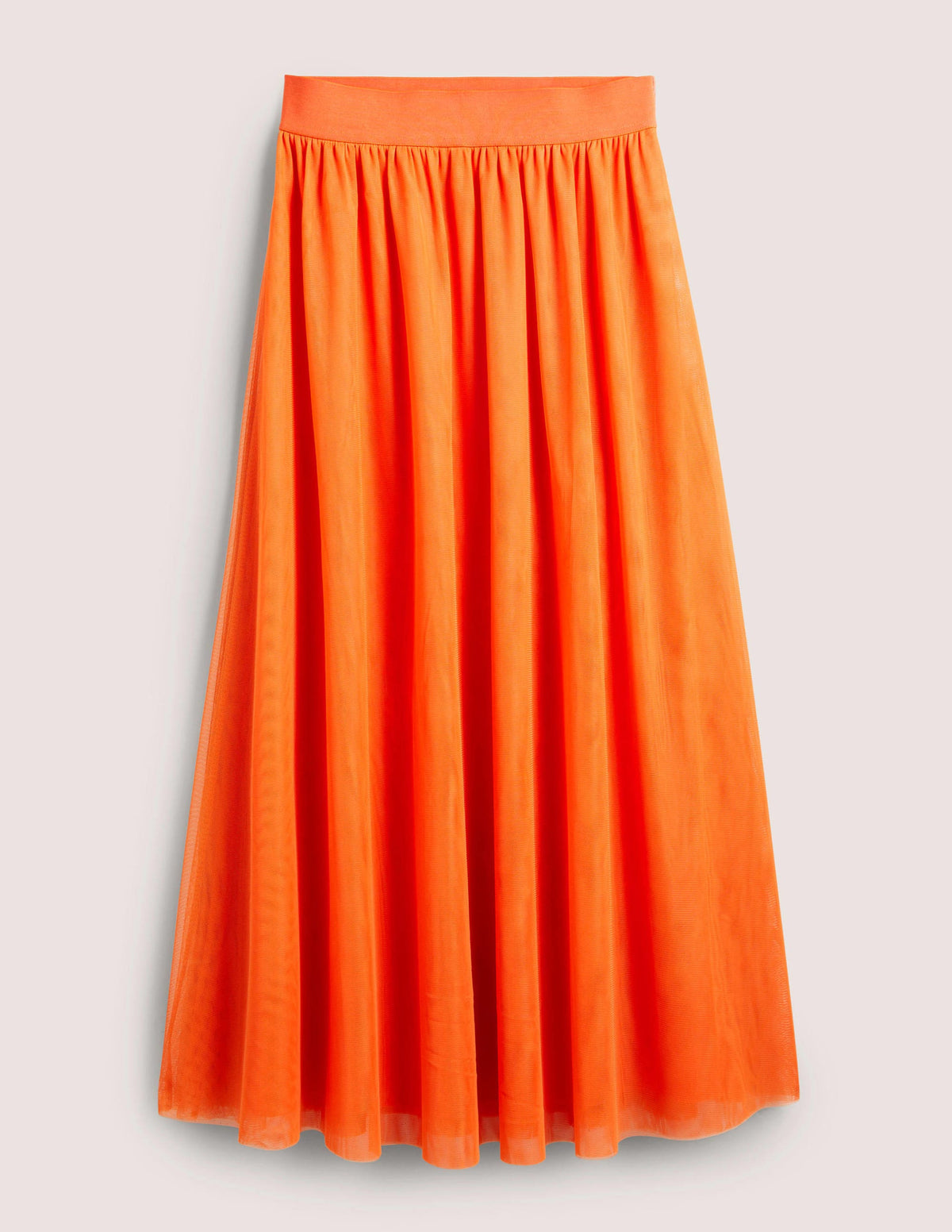 Jupe midi corolle en tulle-Lys tigré-6