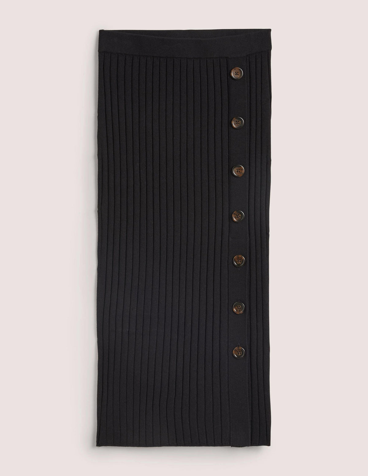 Knitted Column Skirt-Schwarz - Image 6