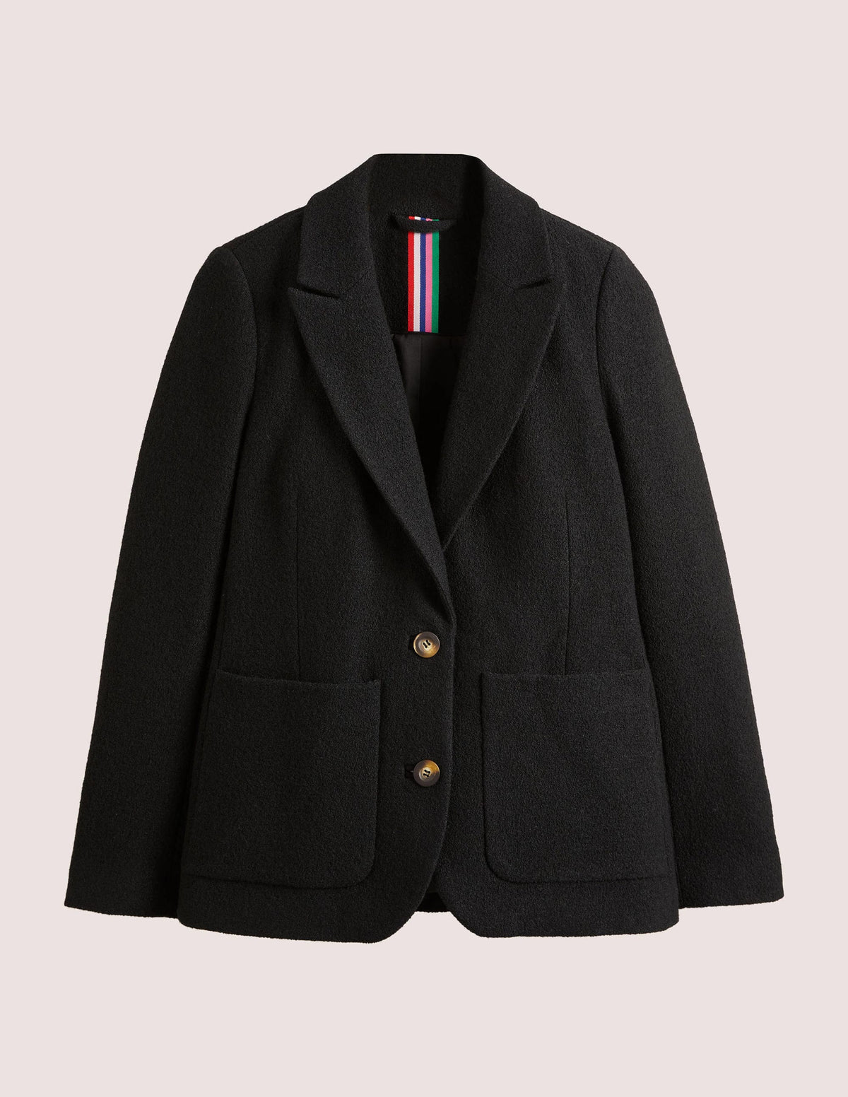 Bella Strukturierter Blazer aus Wolle-Schwarz - Image 6