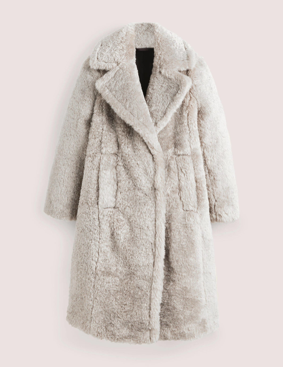 Manteau long en teddy-Anthracite - Image 6