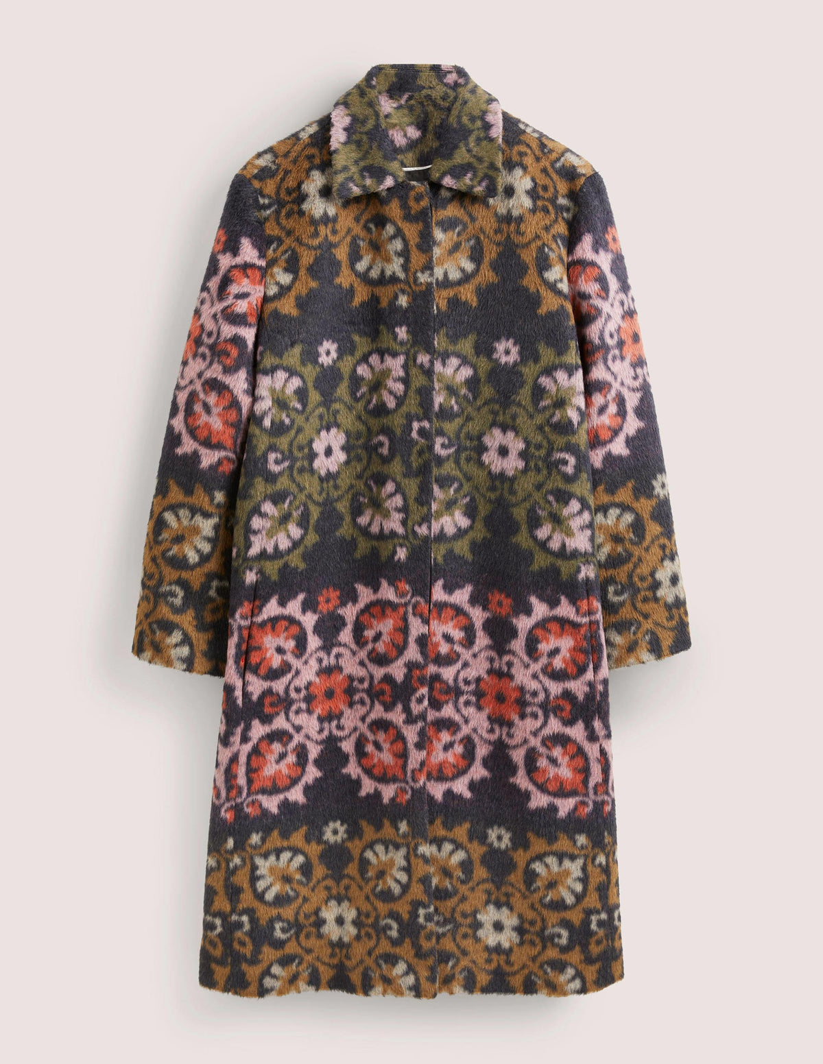 Strukturierter Mantel aus Wolle-Wow-Jacquardmuster-5