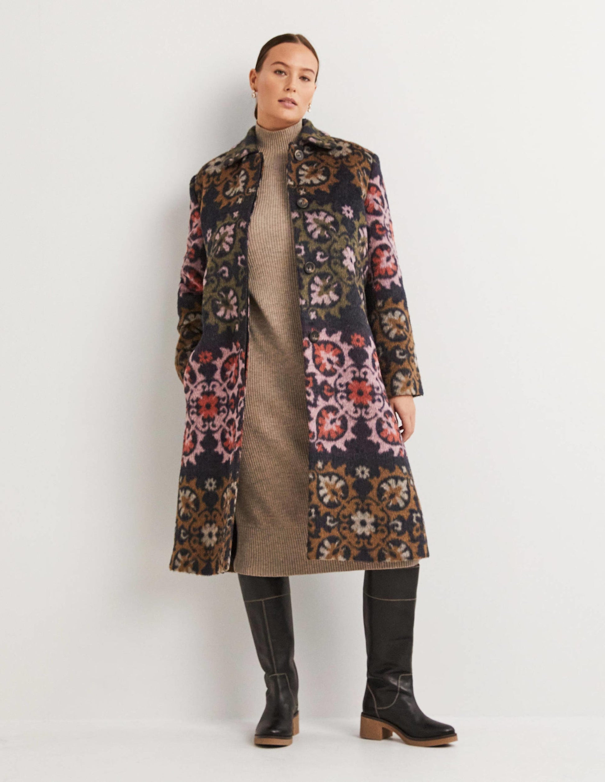 Strukturierter Mantel aus Wolle-Wow-Jacquardmuster-1