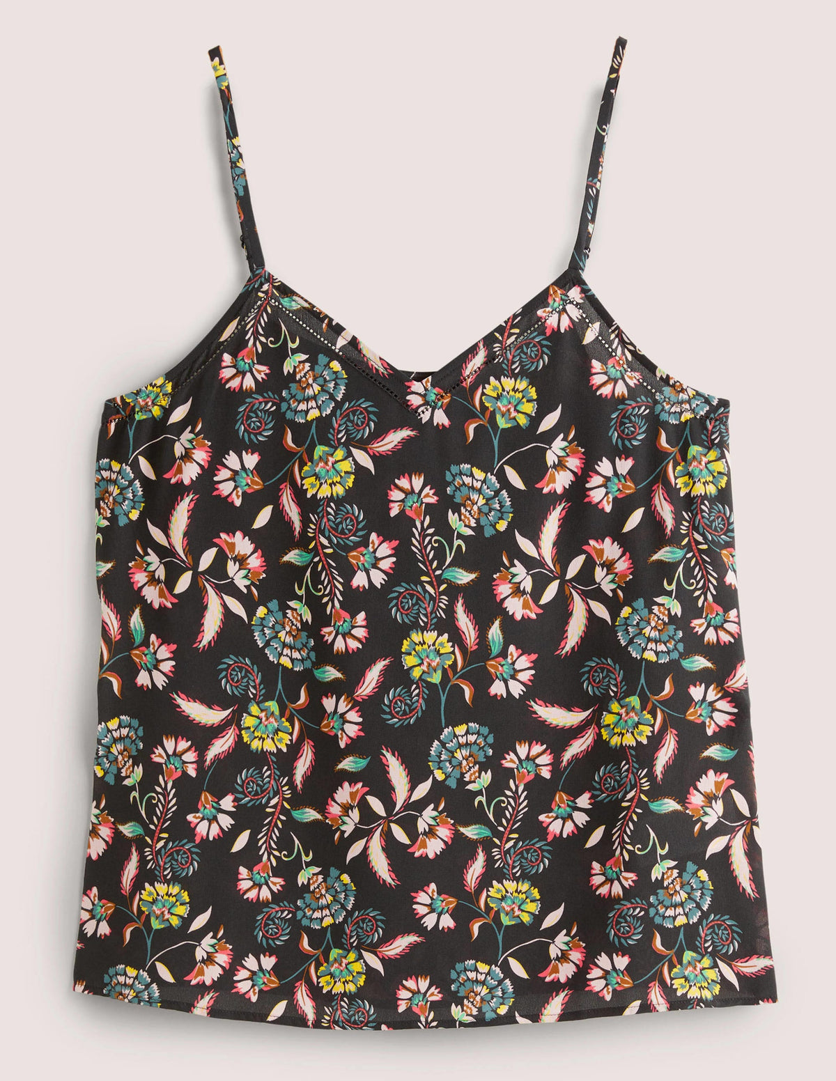 Caraco en soie-Multi, motif Blossom Pomme - Image 5