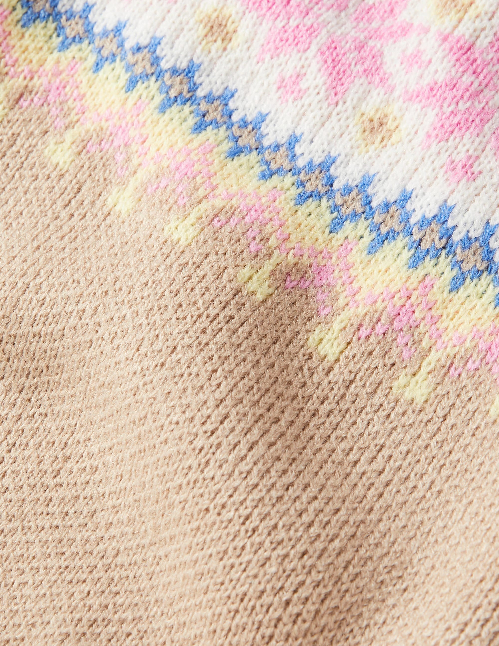 Dog Fair Isle Jumper-Mink Melange - Image 2