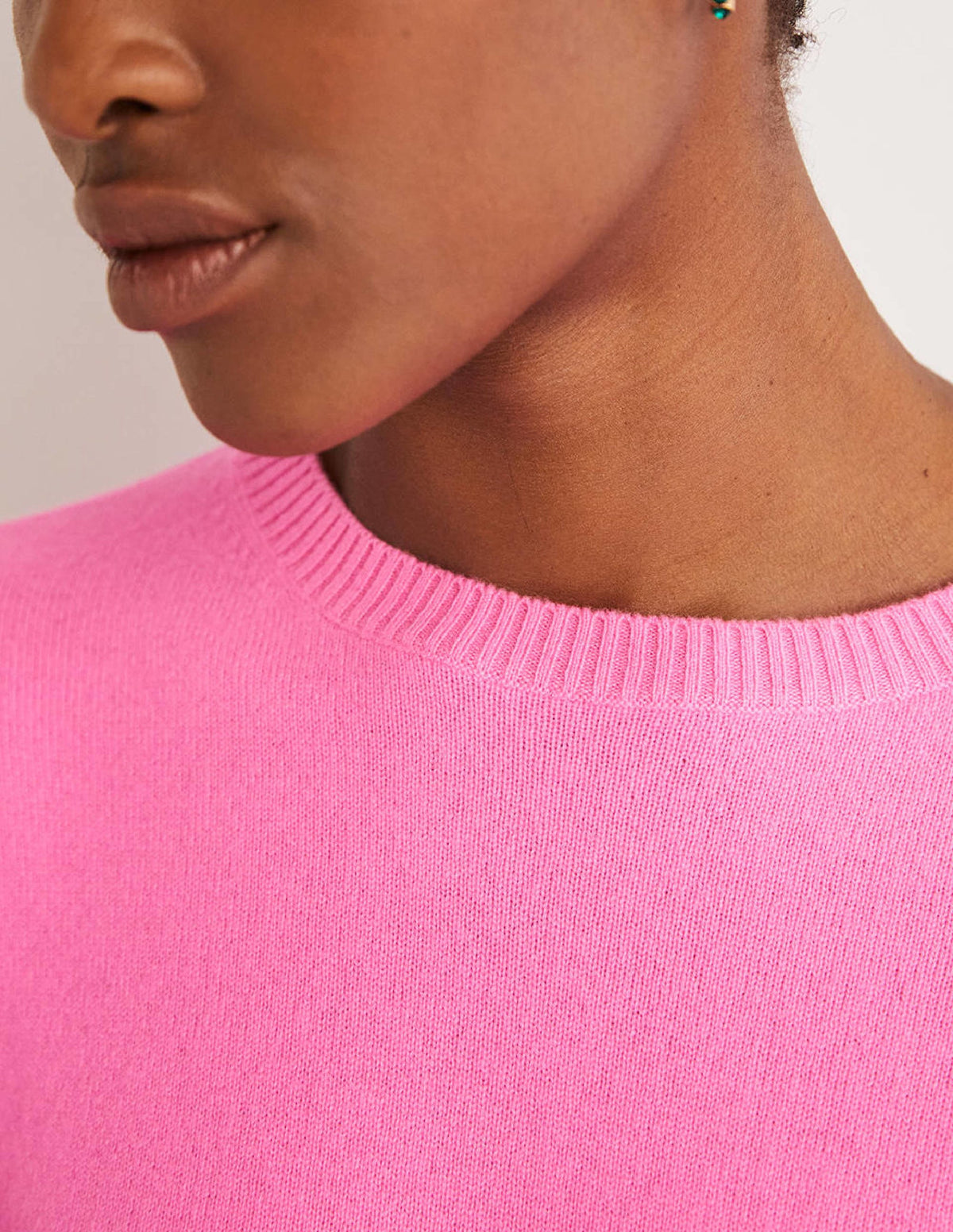 Margot Cashmere Jumper-Pink, Red Ombre - Image 2