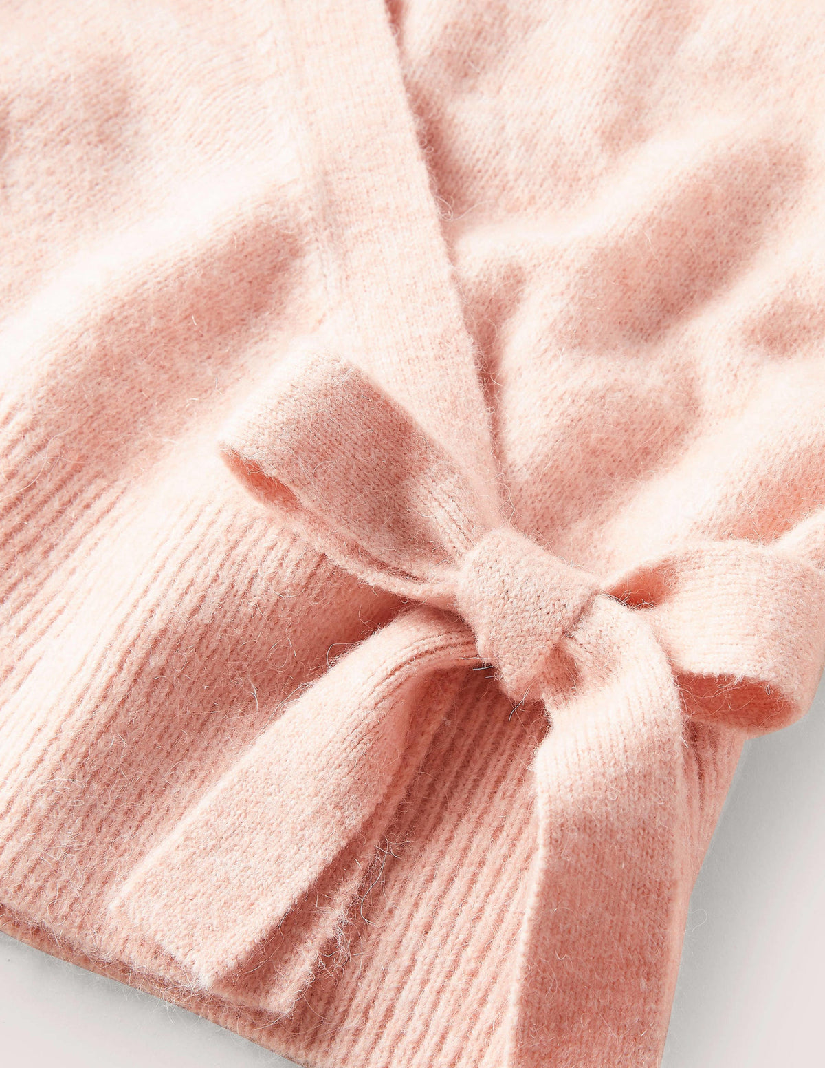 Gilet cache-cœur duveteux-Glaçage rose - Image 9
