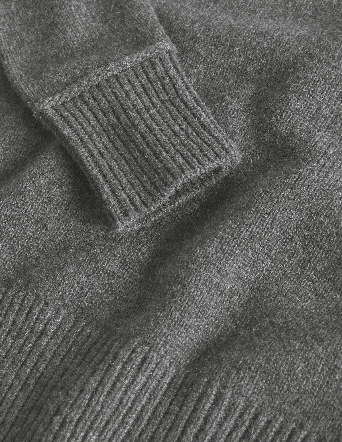 Lofty Cashmere Jumper-Charcoal Melange - Image 7