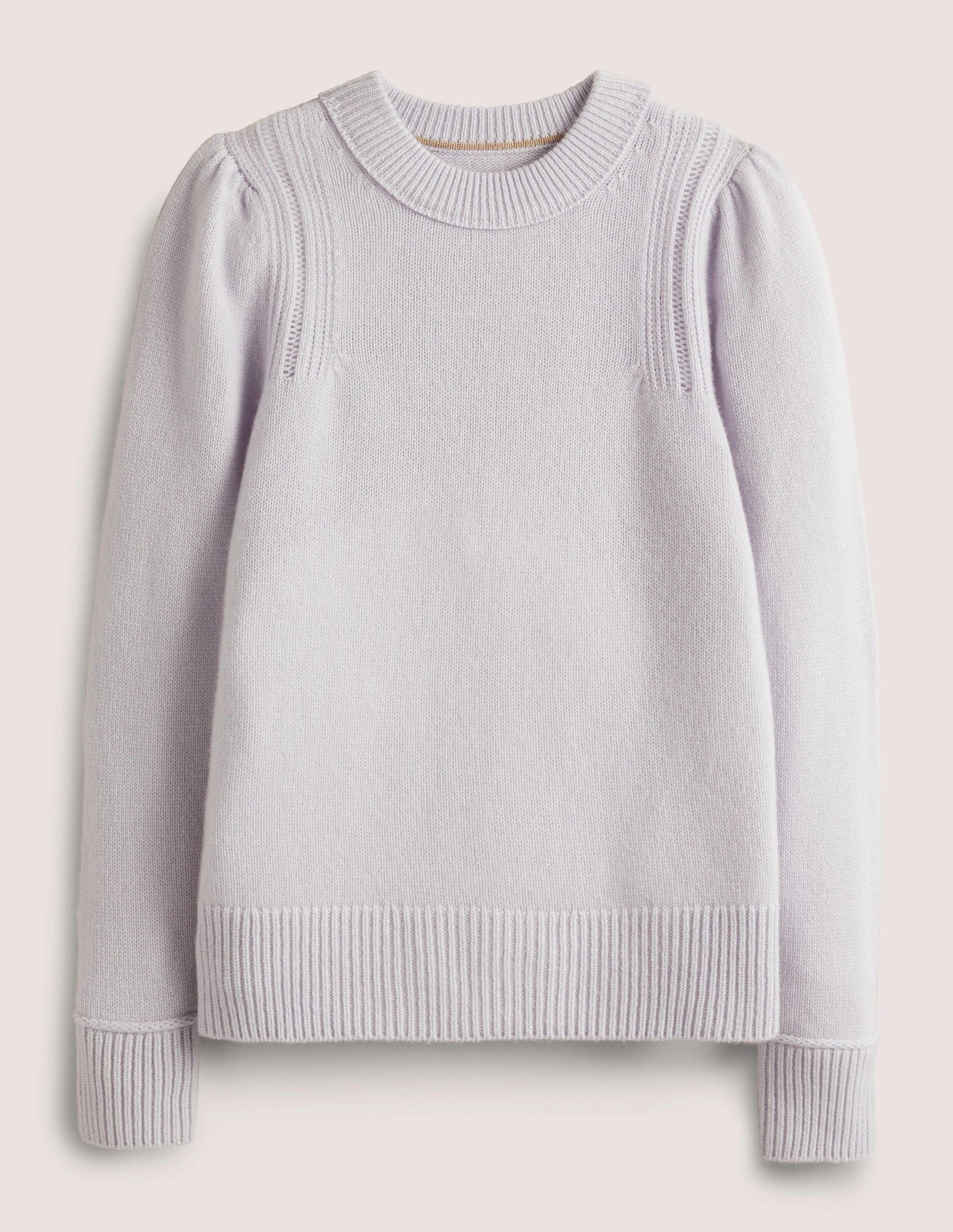 Luftiger Kaschmirpullover-Helles Himmelblau-6