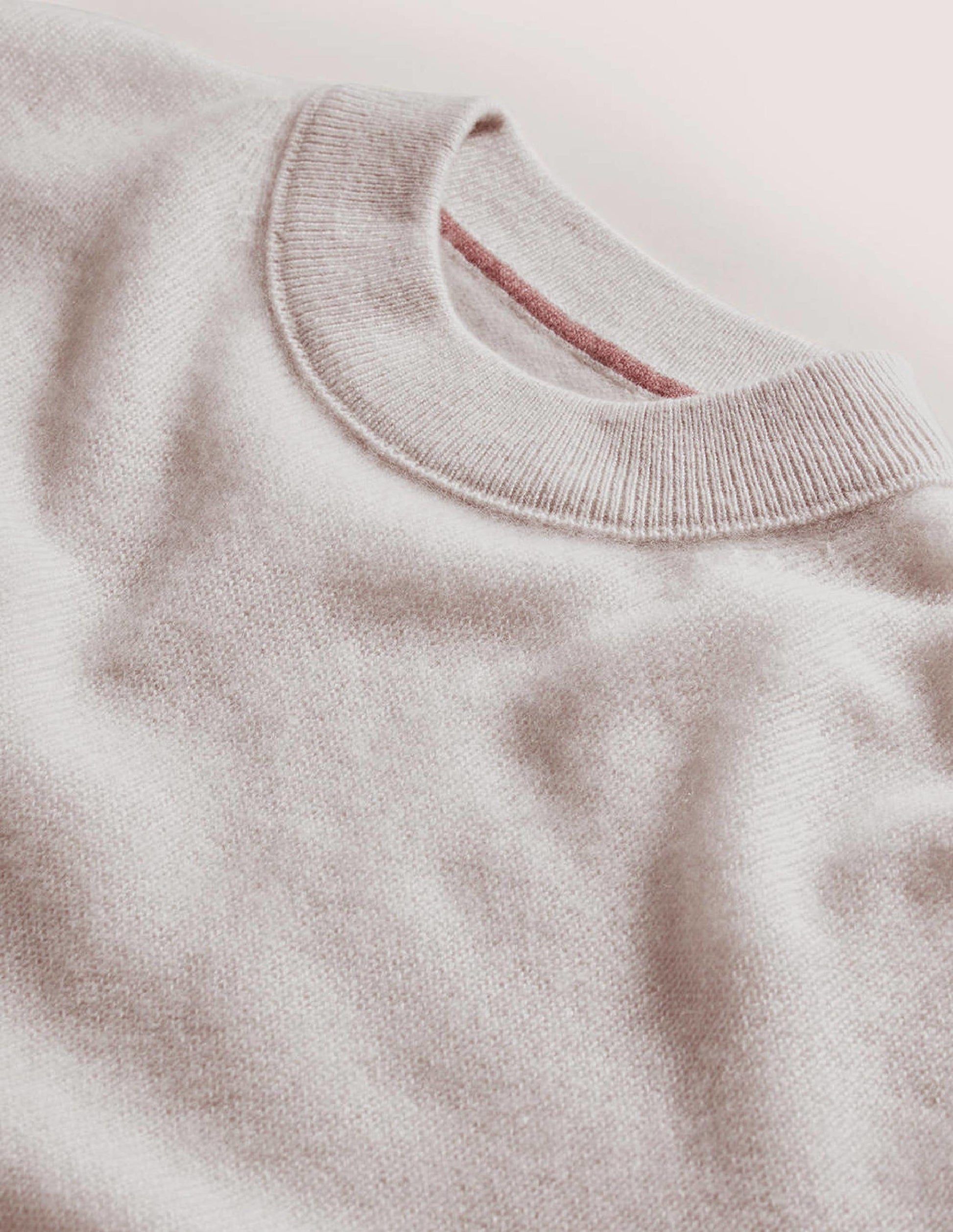 Boyfriend-Kaschmirpullover mit Rundhalsausschnitt-Seilbraun-7