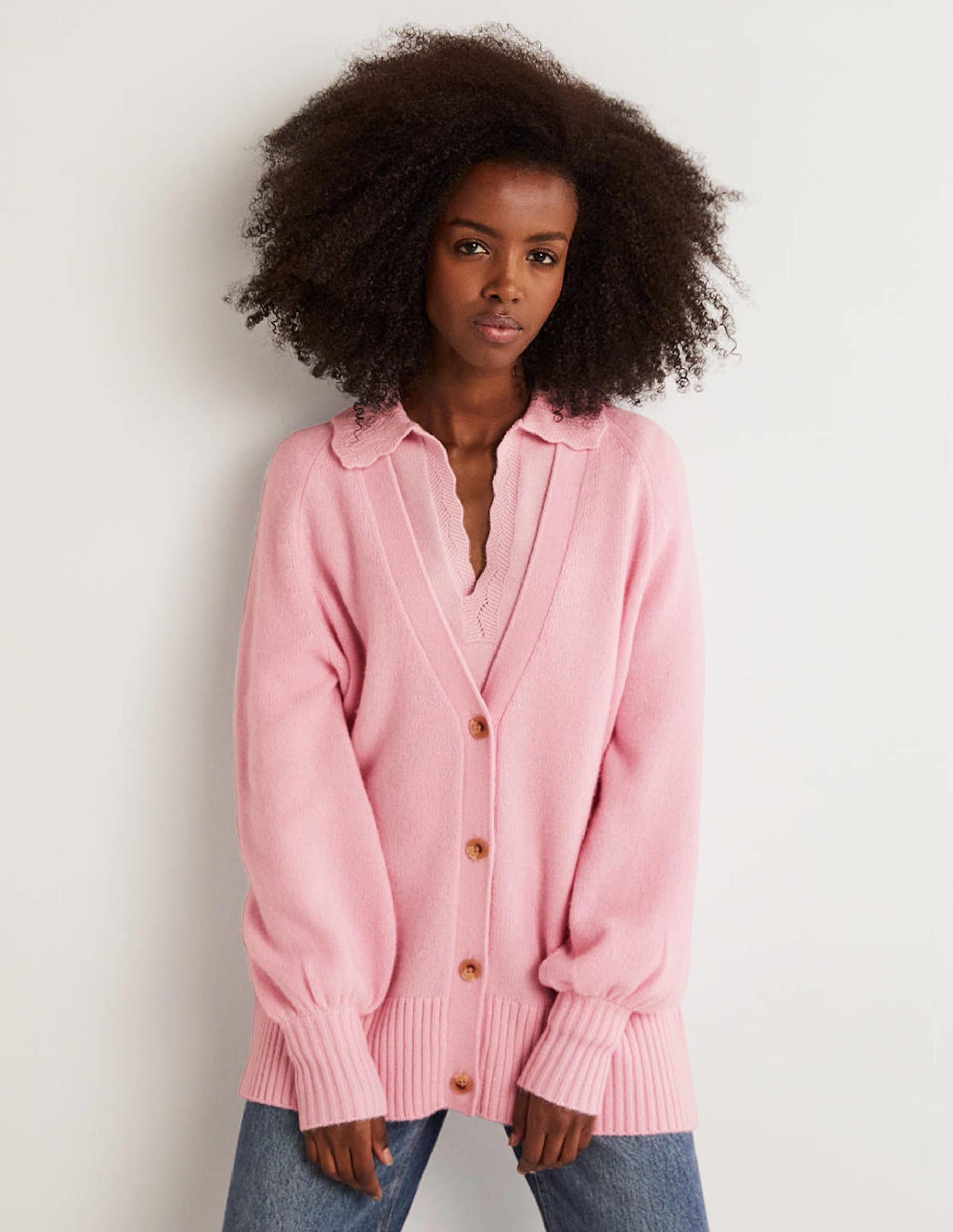 Langer Kaschmircardigan-Cameo-Rosa-1