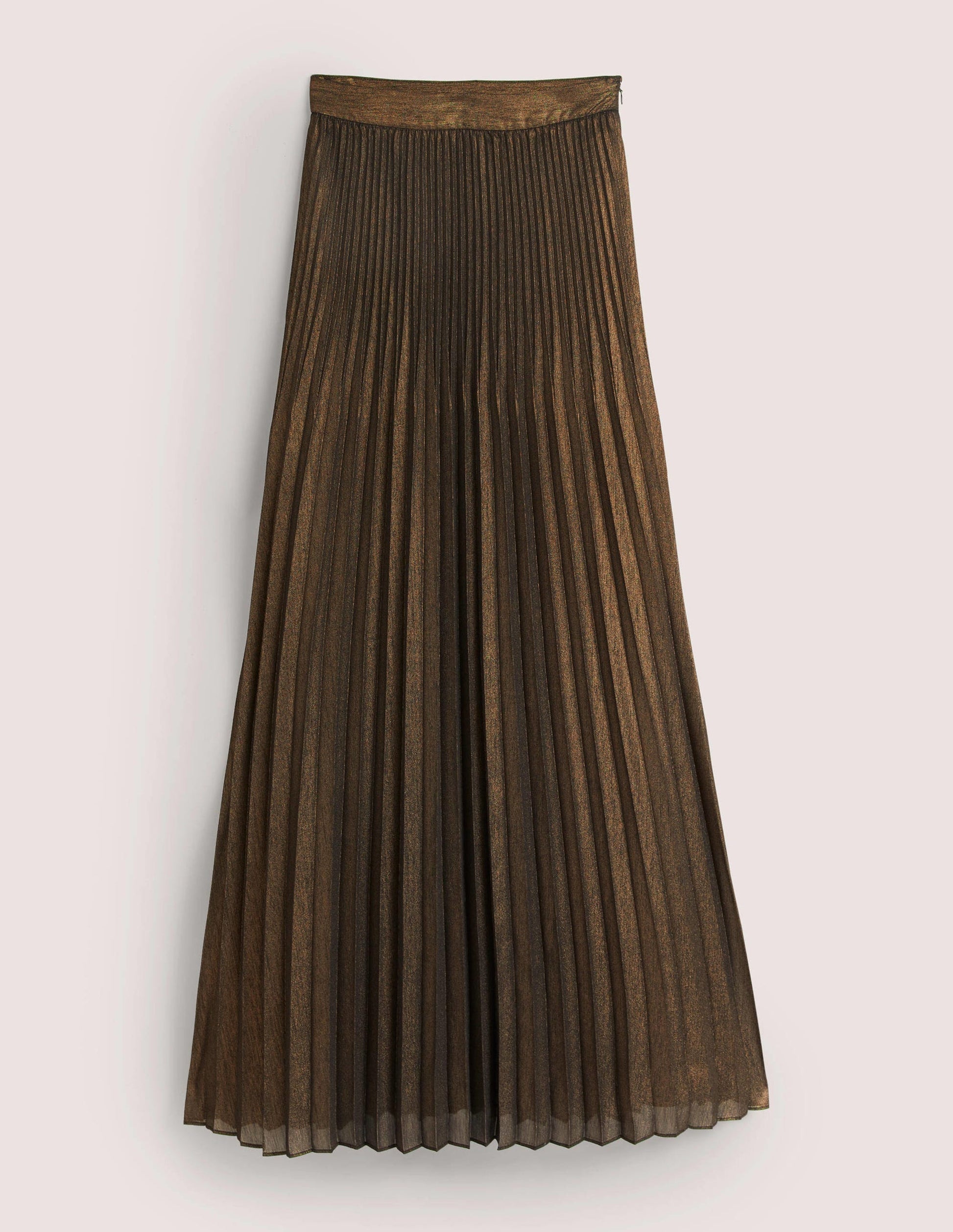 Party-Maxirock mit Plisseefalten-Metallfolie-6