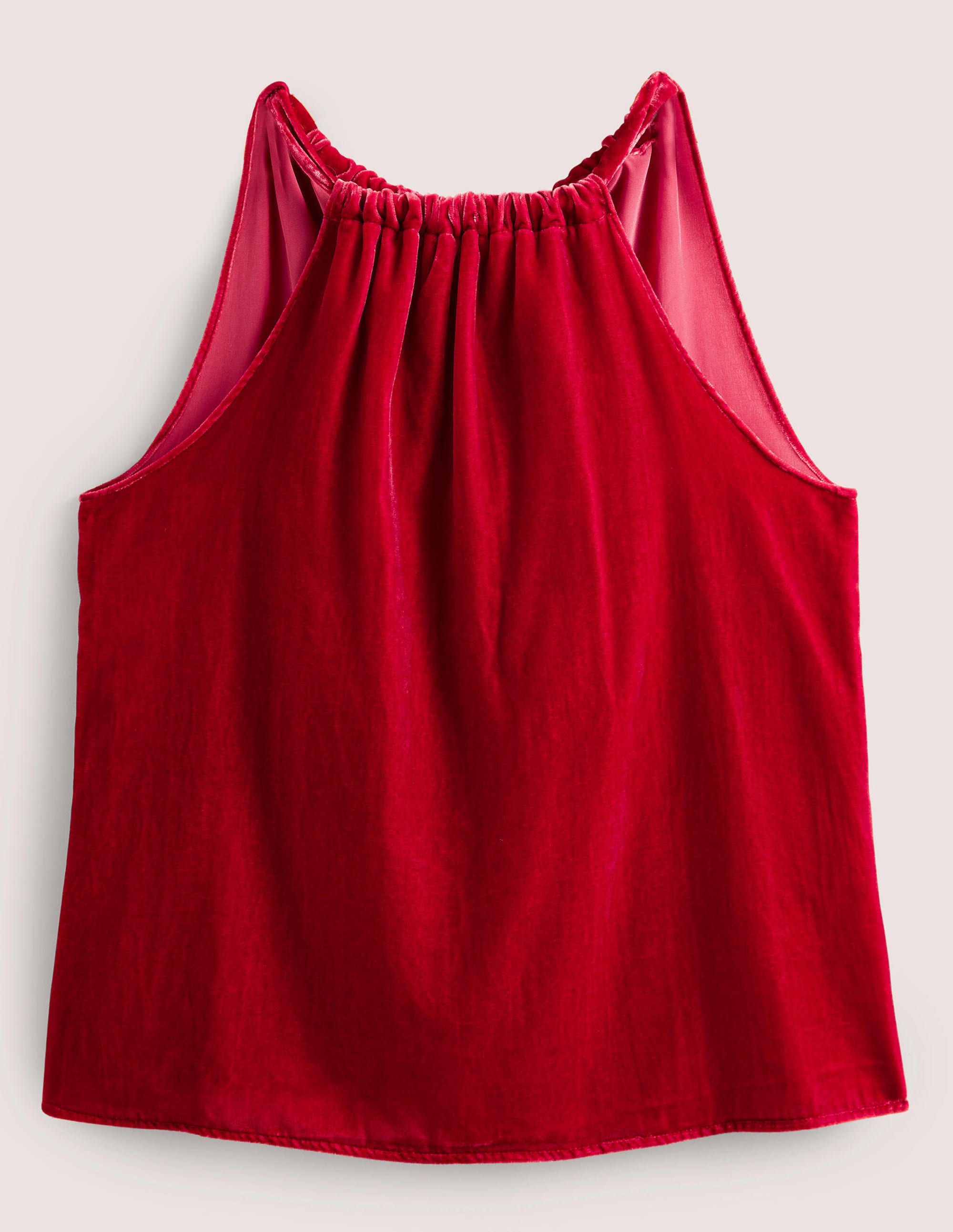 Neckholder-Oberteil aus Samt-Weihnachtssternrot - Image 6
